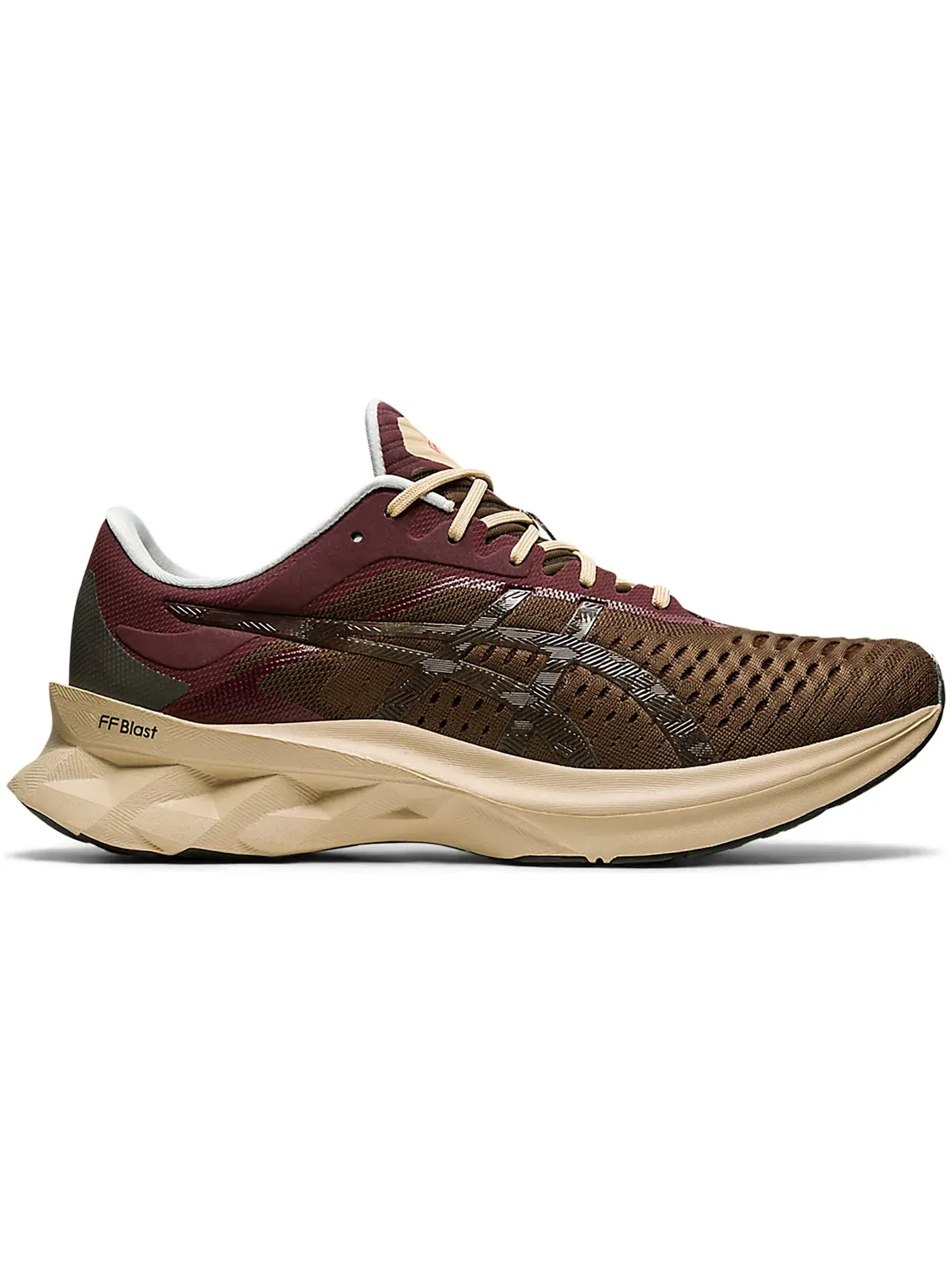Мужские кроссовки для бега Novablast ASICS — изображение 1 из 1, коричневый/коричневый