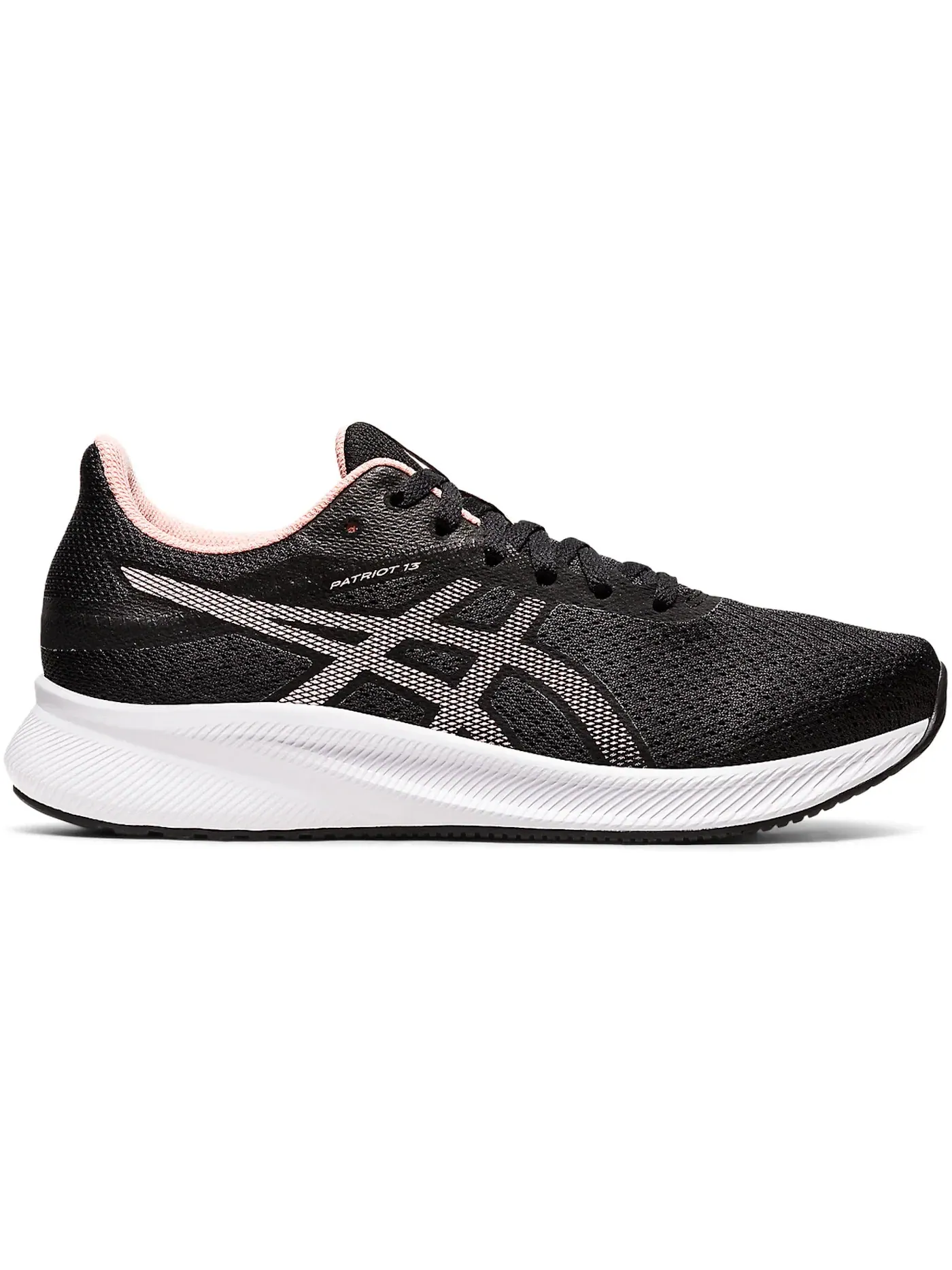 Женские кроссовки для бега ASICS Patriot 13 — изображение 1 из 1, черный/розовый