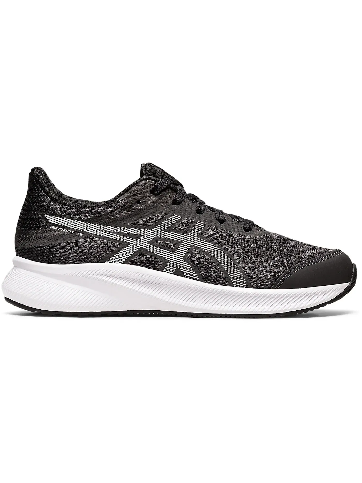 Детские кроссовки для бега ASICS Patriot 13 — изображение 1 из 1, графитовый серый белый