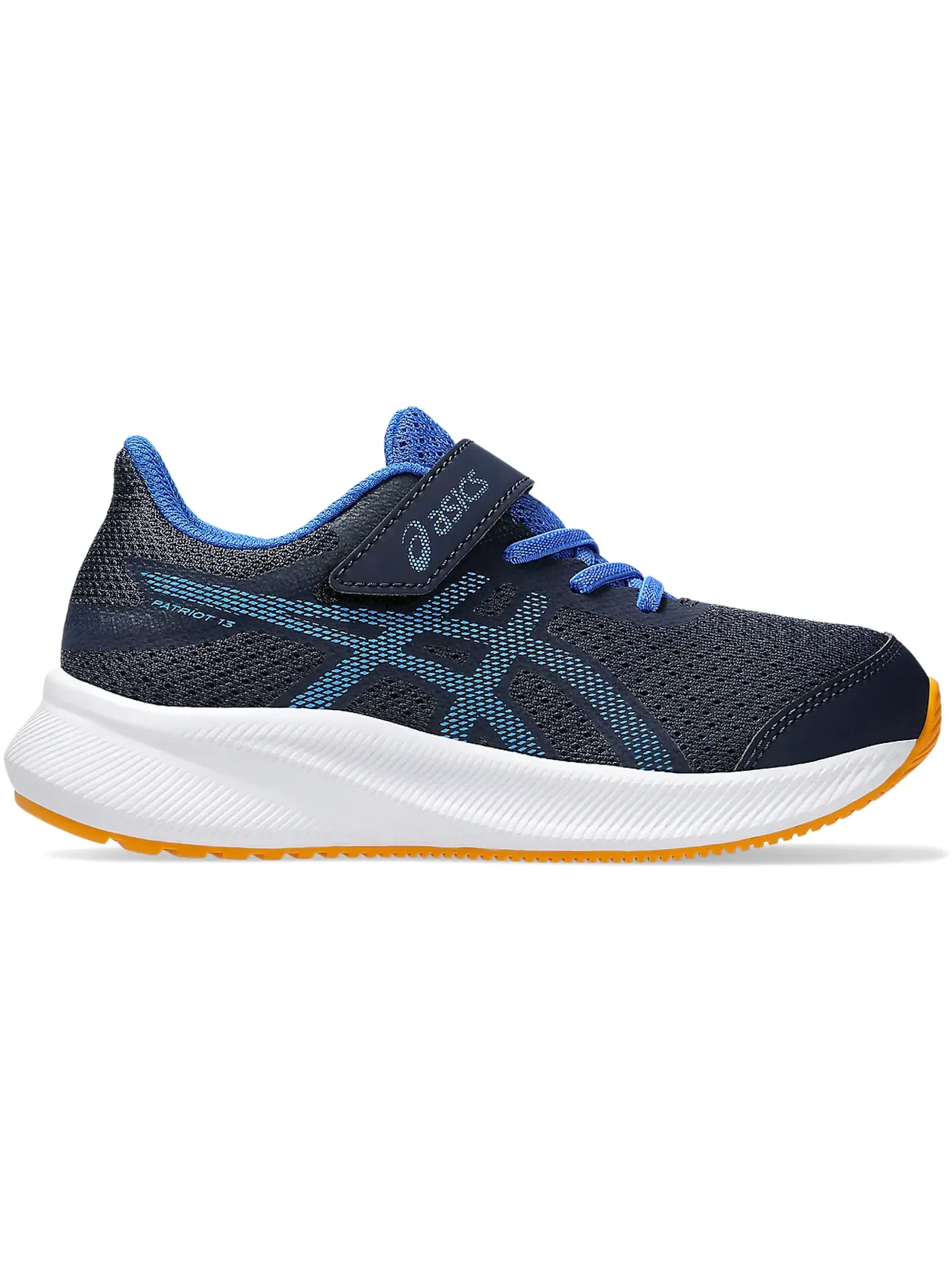 Детские кроссовки для мальчиков с сетчатым верхом ASICS Patriot 13 — изображение 1 из 1, синий