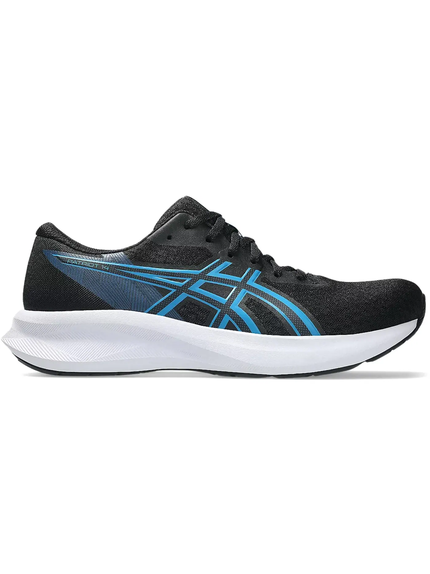 Мужские кроссовки беговые ASICS Patriot 14 — изображение 1 из 1, черный/синий
