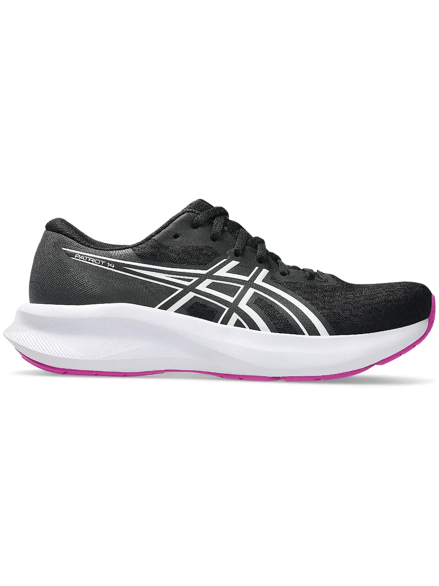 Женские кроссовки для бега ASICS Patriot 14 — изображение 1 из 1, черный