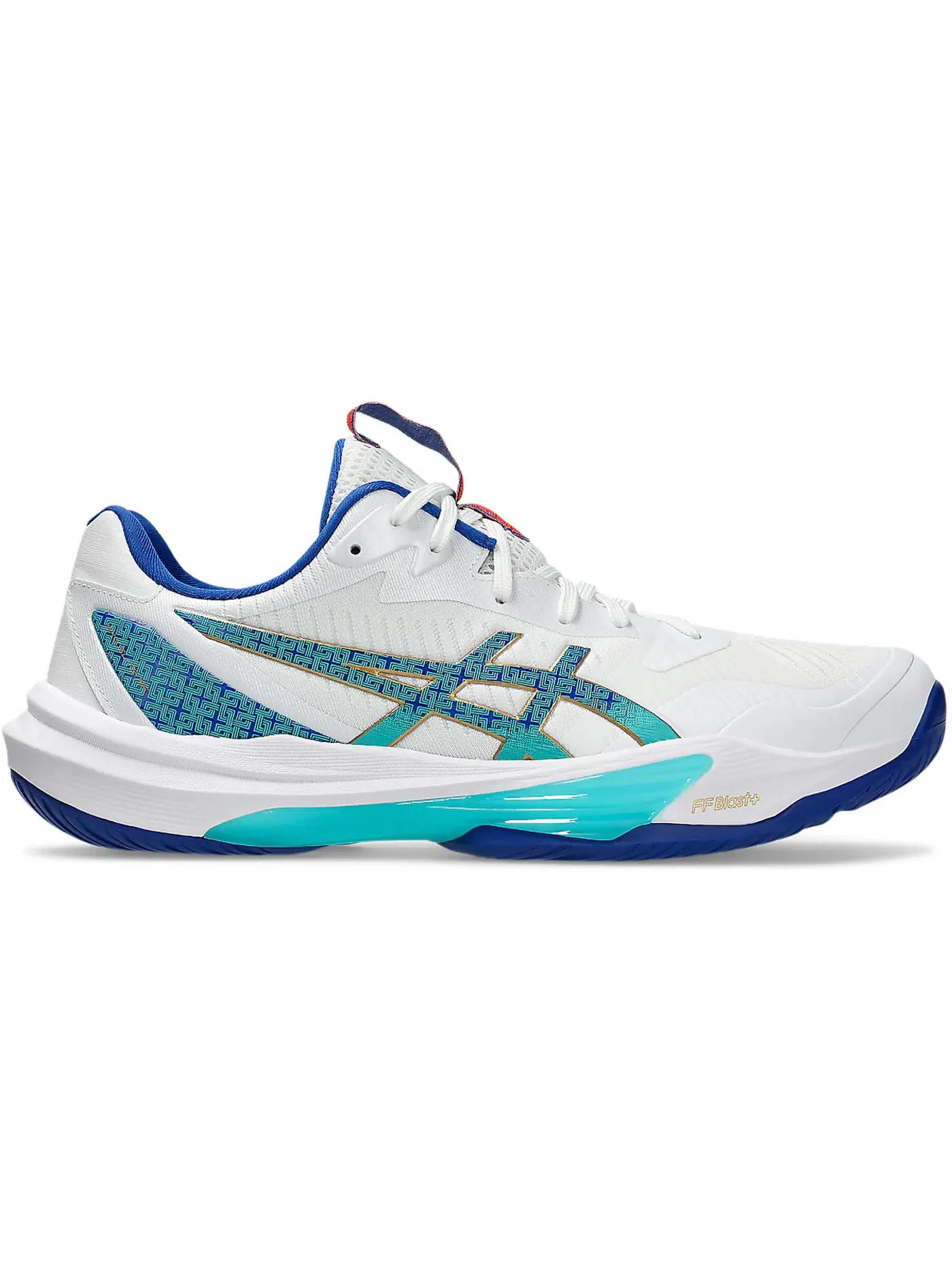 Мужские кроссовки для волейбола ASICS Sky Elite FF 3 — изображение 1 из 1, белый/синий