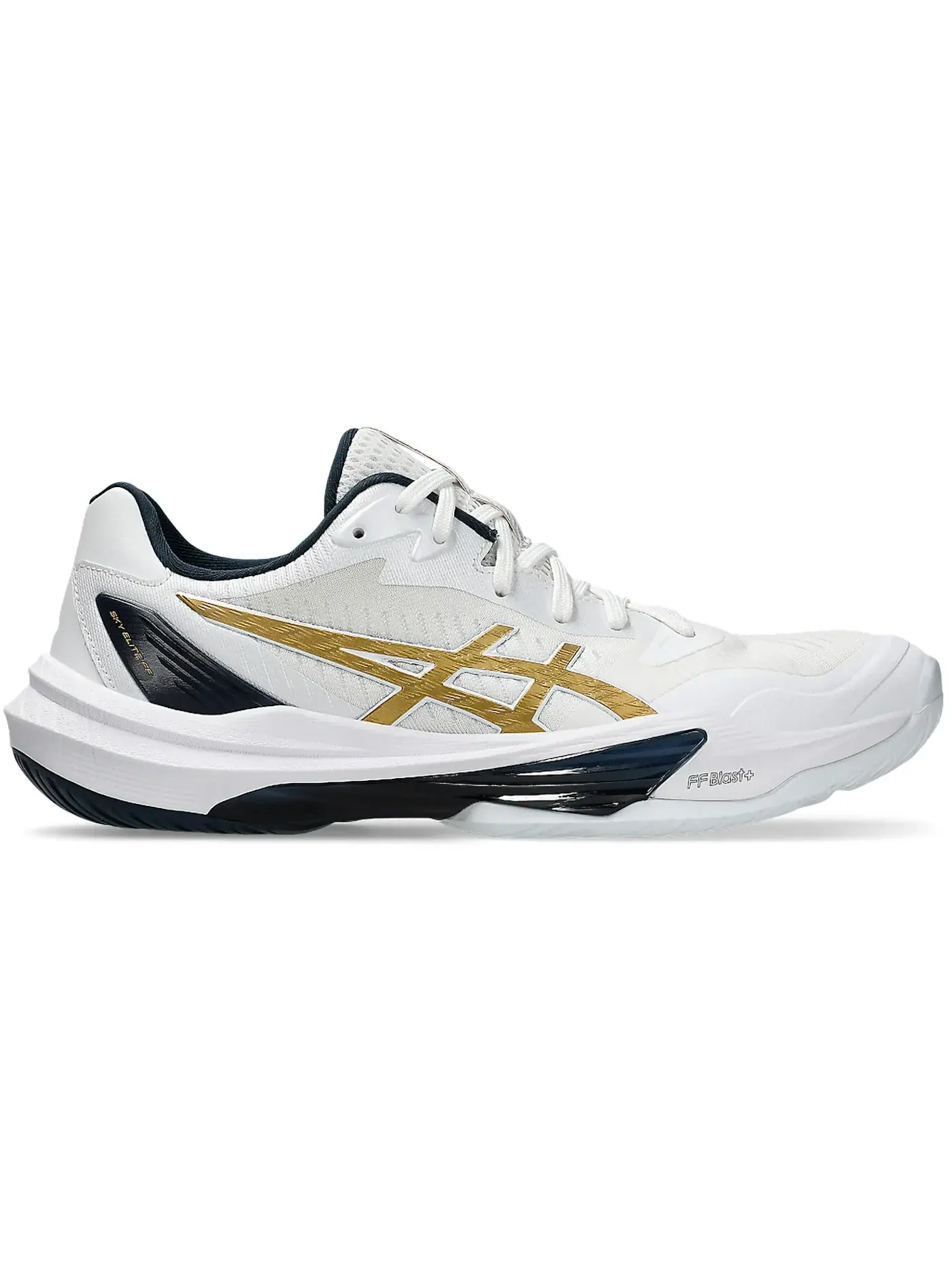 Женские кроссовки для игры ASICS Sky Elite FF 3 — изображение 1 из 1, белый/золотистый
