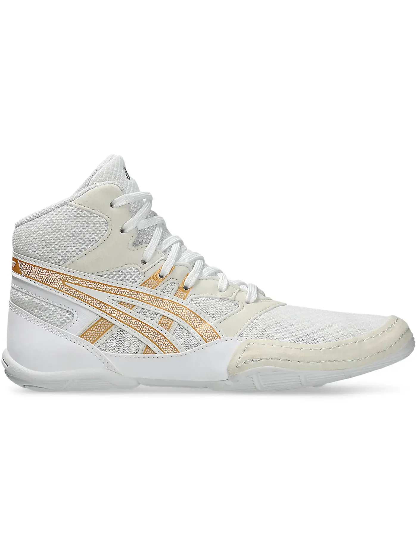 Детские кроссовки для мальчиков и девочек ASICS Snapdown 4 — изображение 1 из 1, белый/золотистый