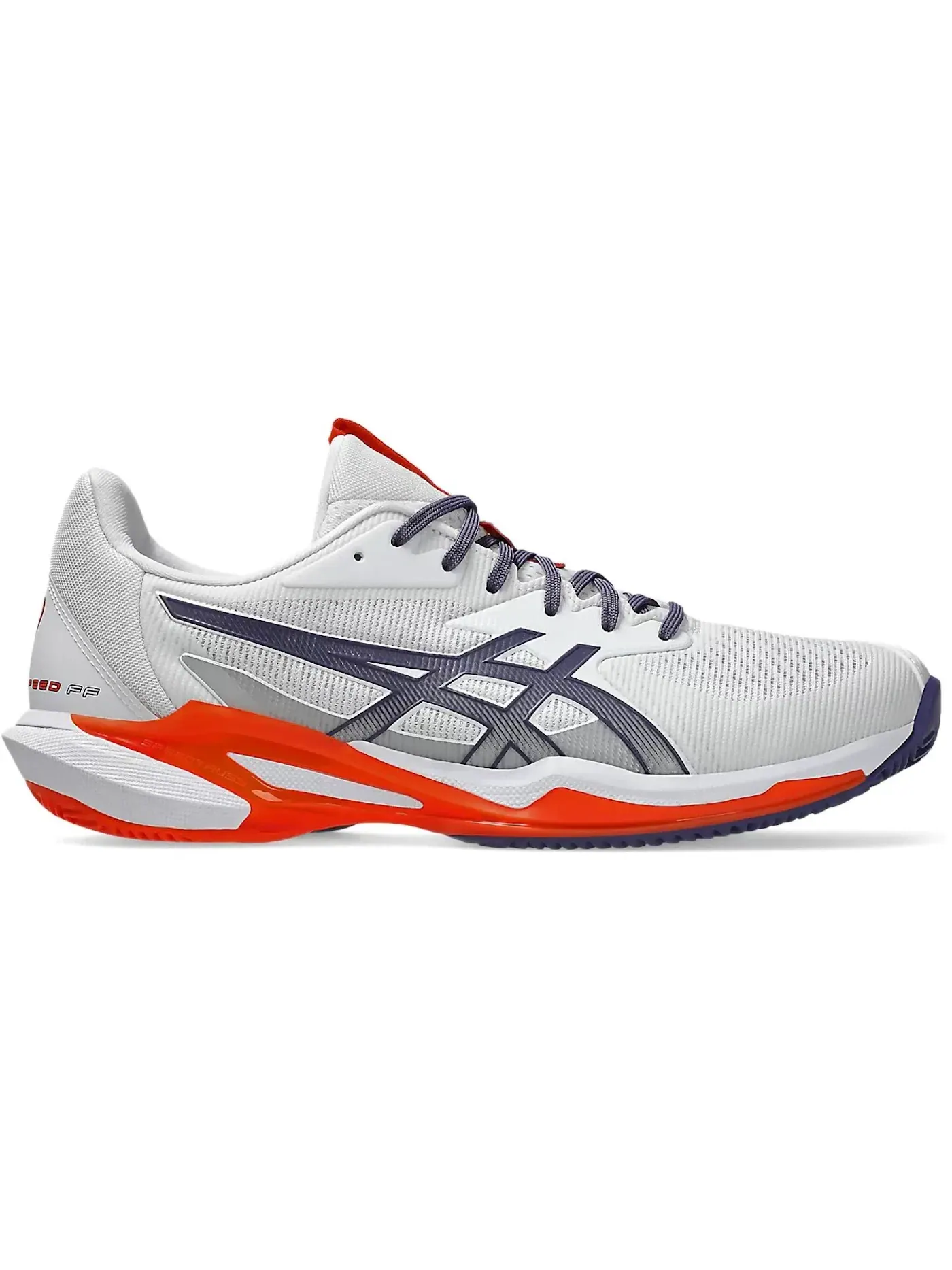 Мужские кроссовки для тенниса с технологией Solution Speed FF 3 ASICS — изображение 1 из 1, белый фиолетовый