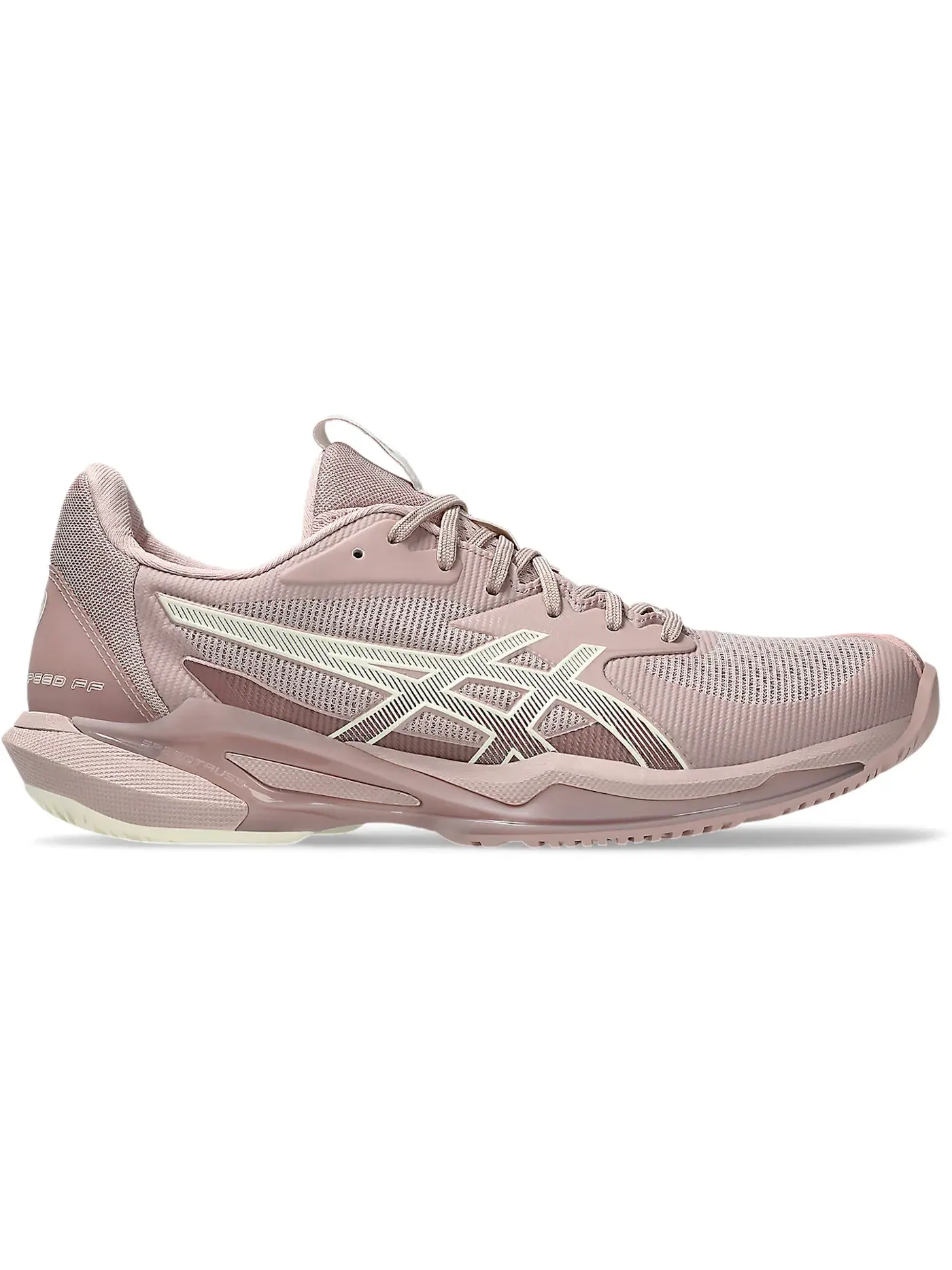Женские кроссовки для тенниса ASICS Solution Speed FF 3 — изображение 1 из 1, розовый/кремовый