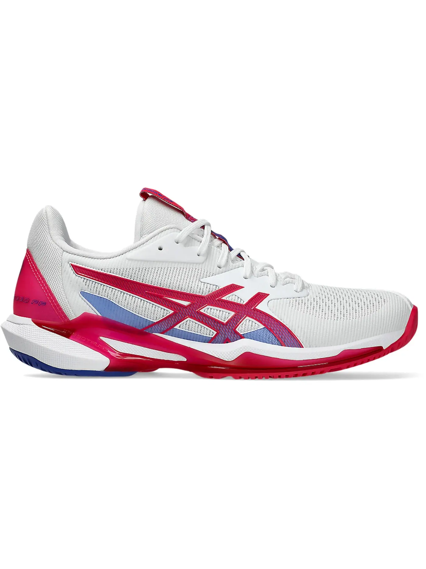 Женские кроссовки для бега ASICS Solution Speed FF 3 — изображение 1 из 1, белый/яркий розовый