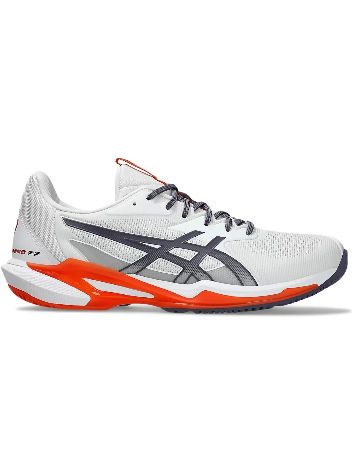 Мужские кроссовки для тенниса ASICS Solution Speed FF 3 — изображение 1 из 1, белый/фиолетовый