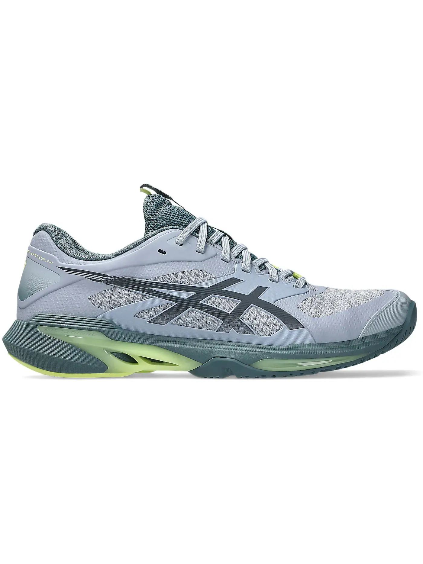 Мужские кроссовки для тенниса ASICS Solution Speed FF 4 — изображение 1 из 1, серый синий