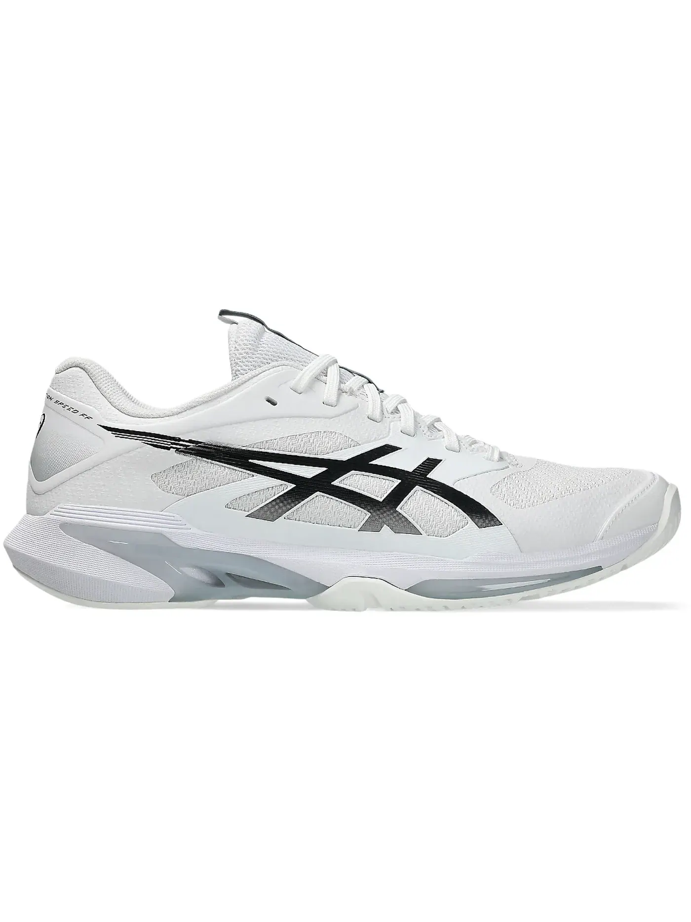 Мужские кроссовки для тенниса ASICS Solution Speed FF 4 — изображение 1 из 1, белый/черный