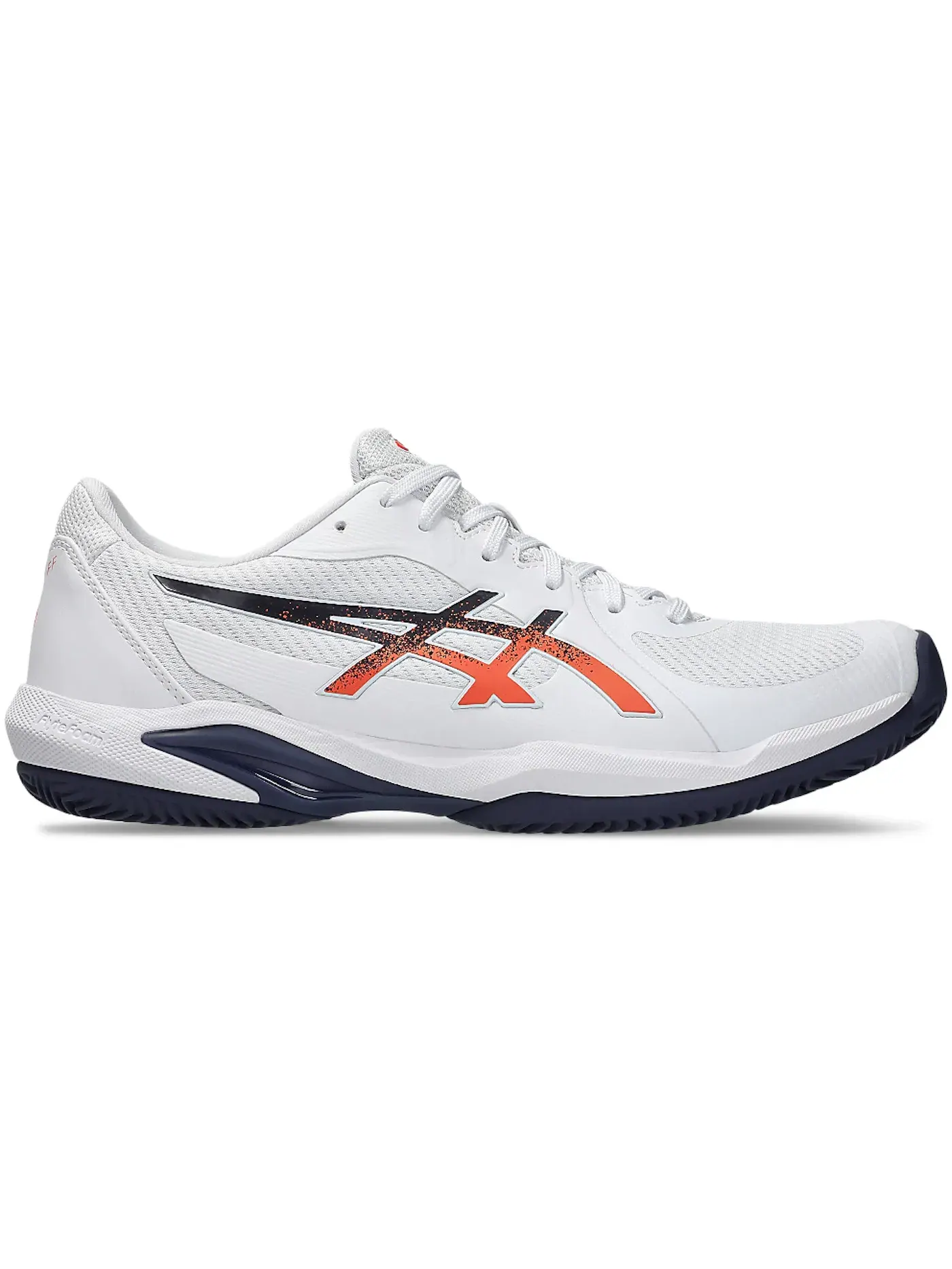 Мужские кроссовки для тенниса ASICS Solution Swift FF 2 Clay — изображение 1 из 1, белый оранжевый