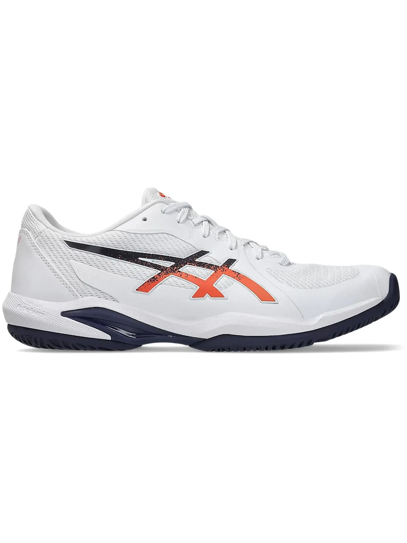 Мужские кроссовки для тенниса ASICS Solution Swift FF 2 — изображение 1 из 1, белый оранжевый