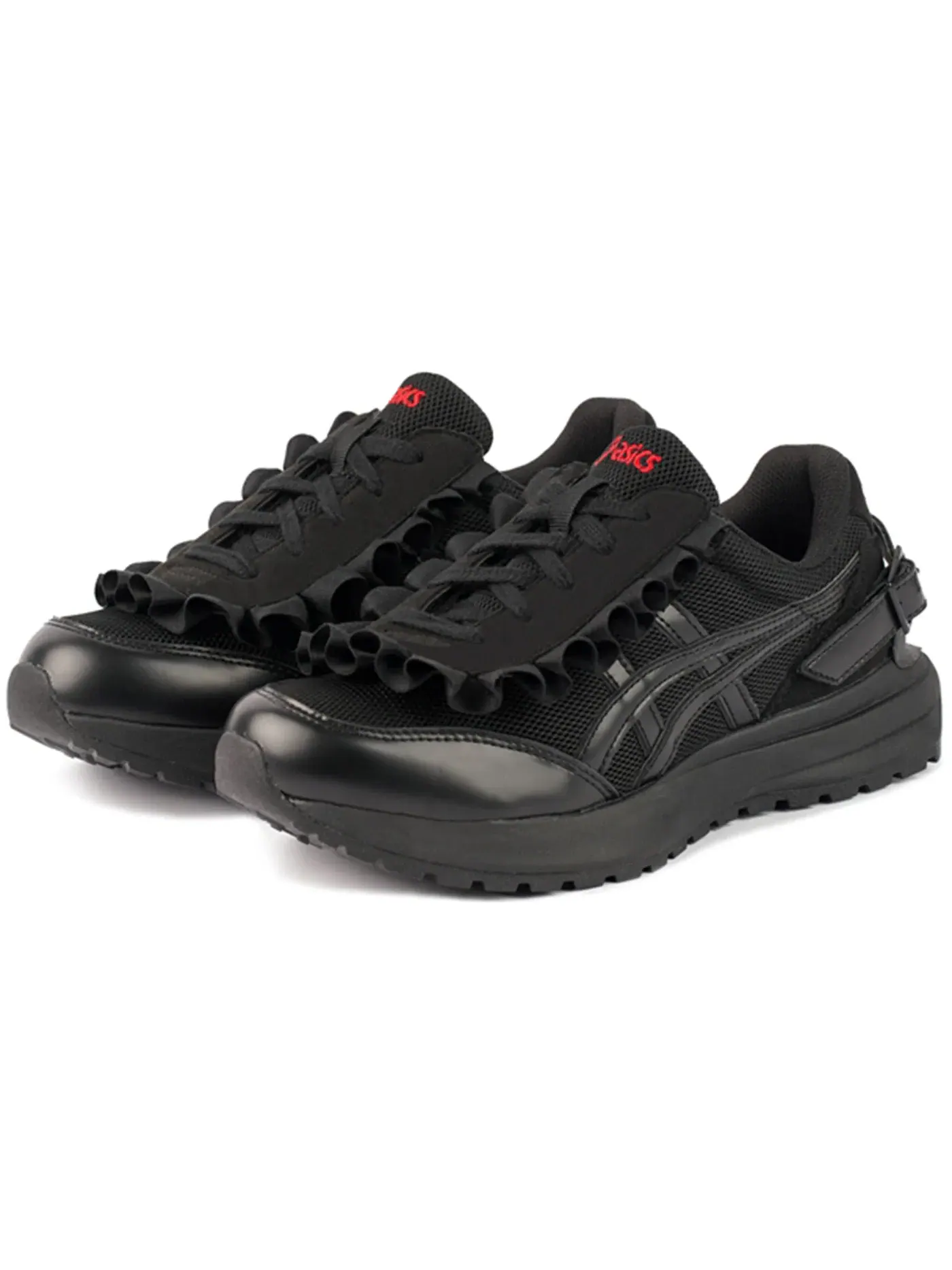 Унисекс кроссовки Lifestyle ASICS Tarther SC Plus — изображение 1 из 2, черный/черный/красный