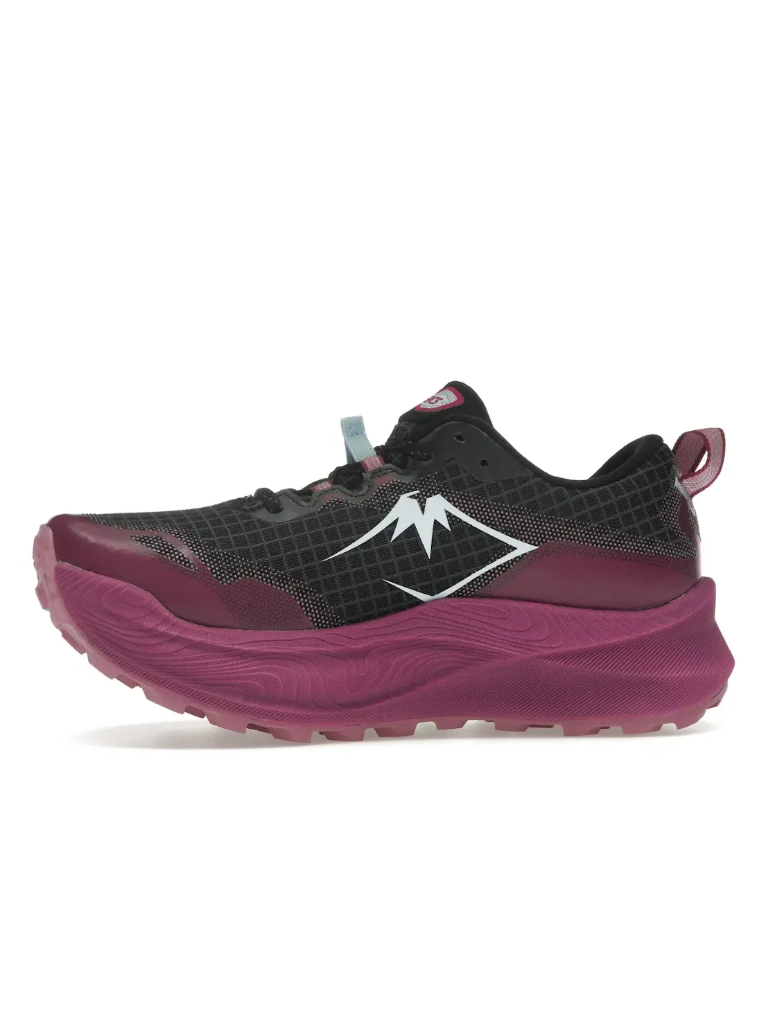 Женские кроссовки для бега с амортизацией ASICS Trabuco Max 3 — изображение 3 из 4, черный/светлый синий