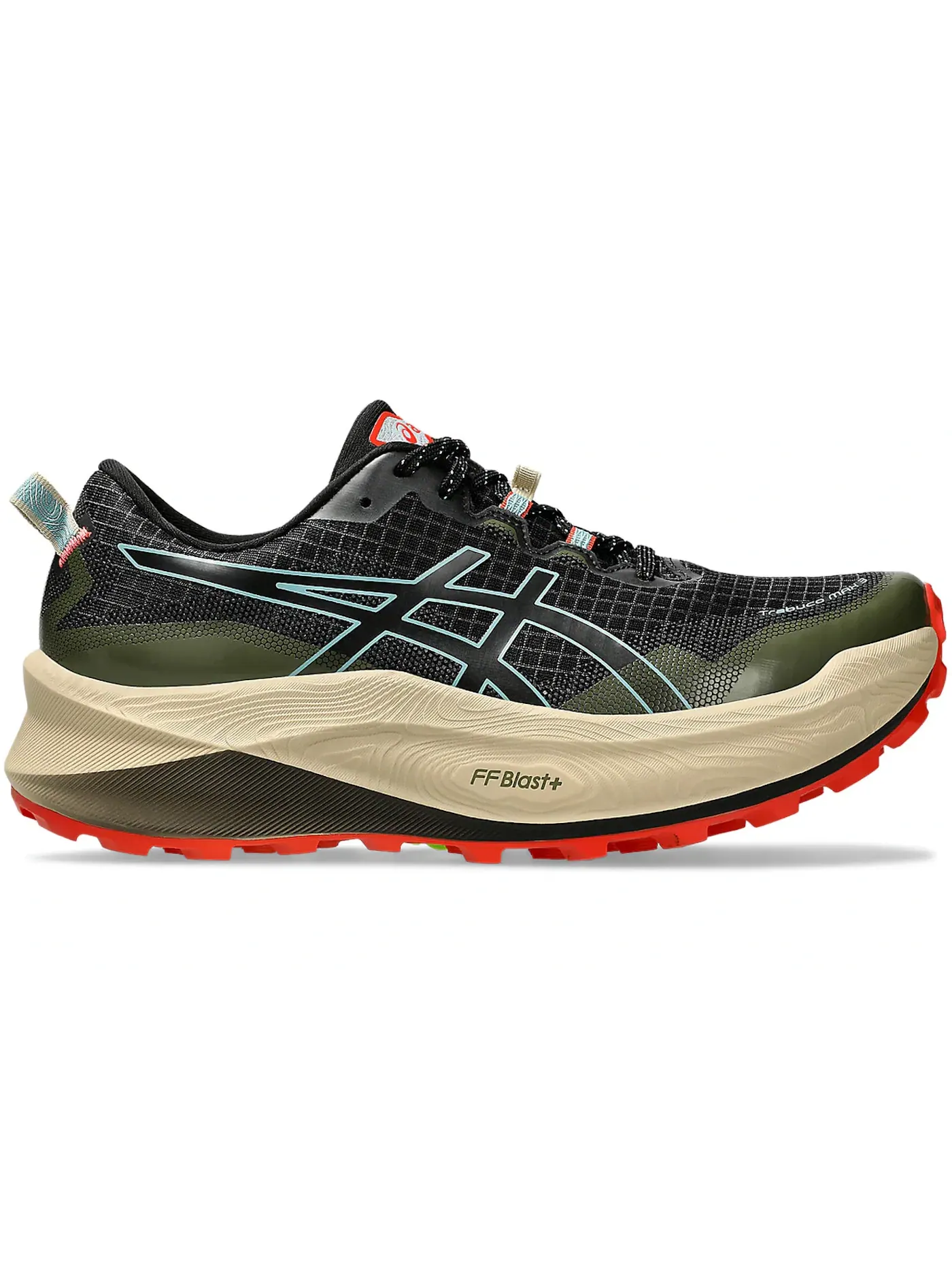 Мужской трейловый кроссовок с амортизацией ASICS Trabuco Max 3 — изображение 1 из 1, черный/синий