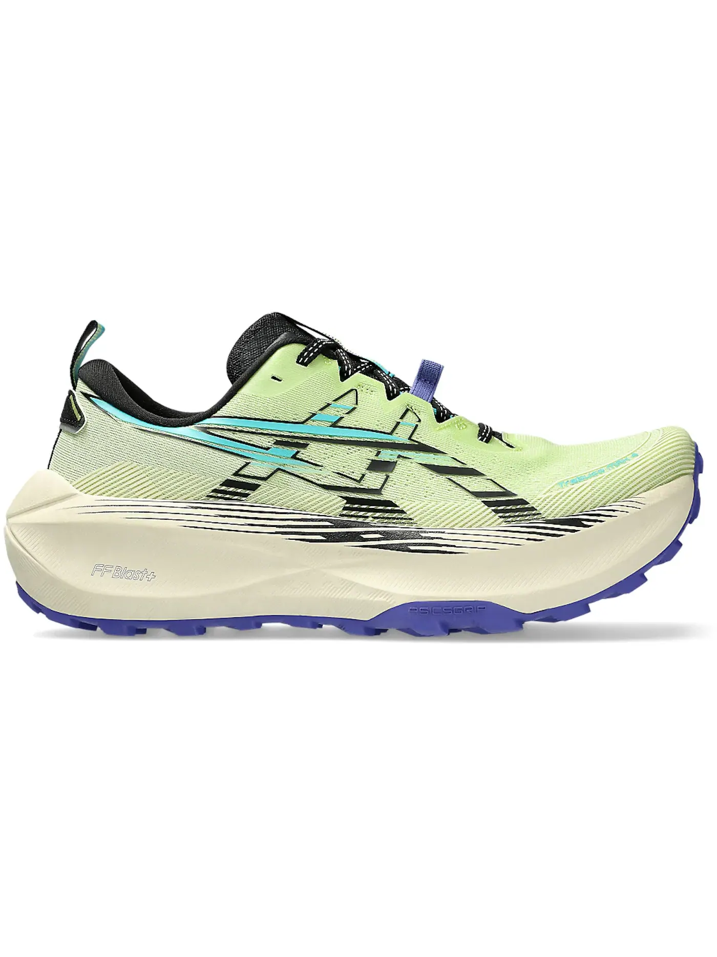Мужские кроссовки для бега ASICS Trabuco Max 4 — изображение 1 из 1, зеленый черный