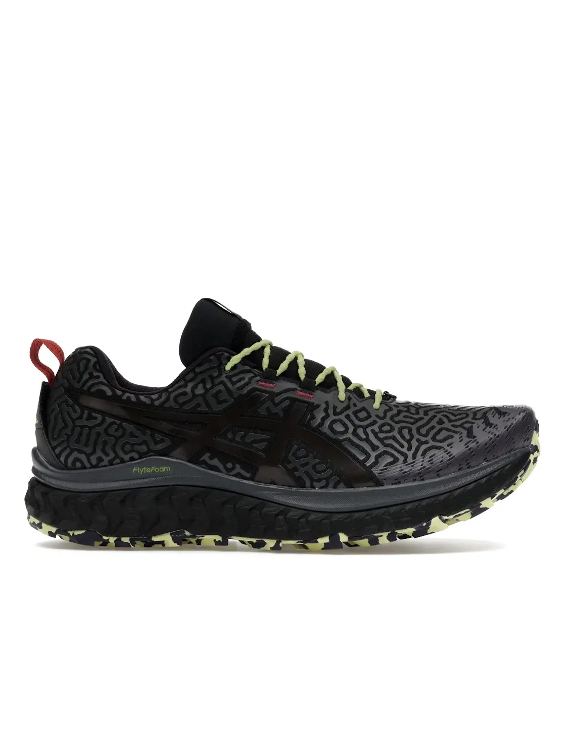Мужские кроссовки для бега ASICS Trabuco Max Brain Dead Chaos Slime — изображение 1 из 4, черный