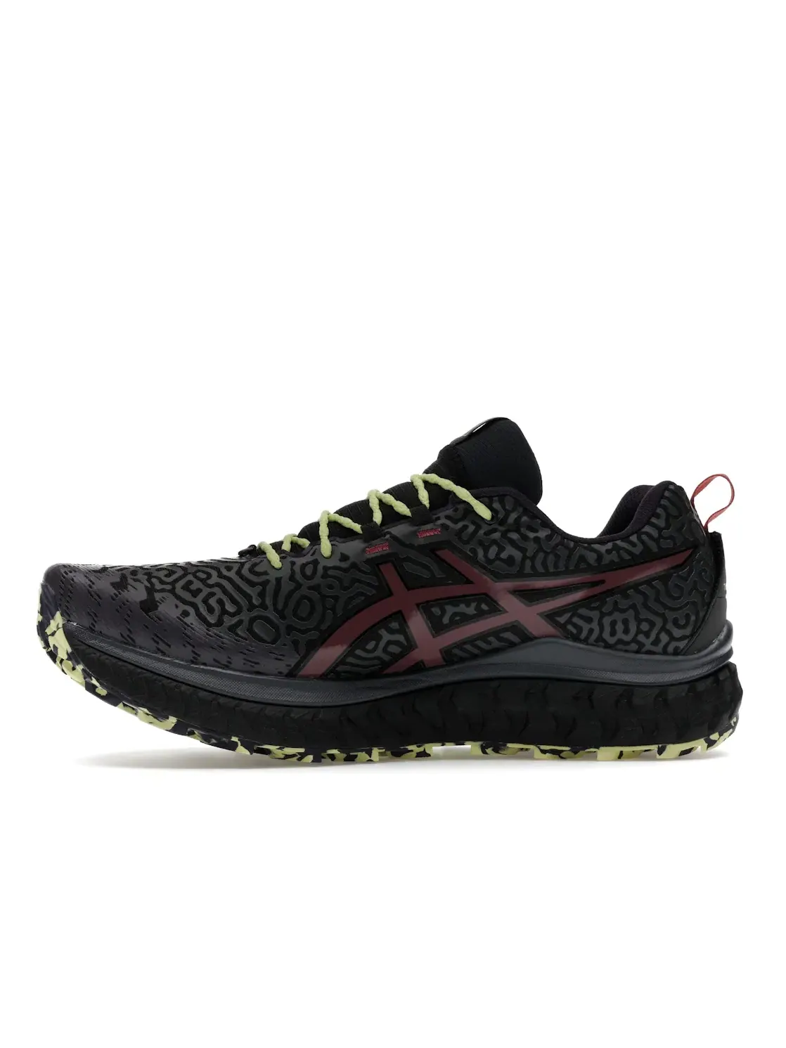Мужские кроссовки для бега ASICS Trabuco Max Brain Dead Chaos Slime — изображение 3 из 4, черный