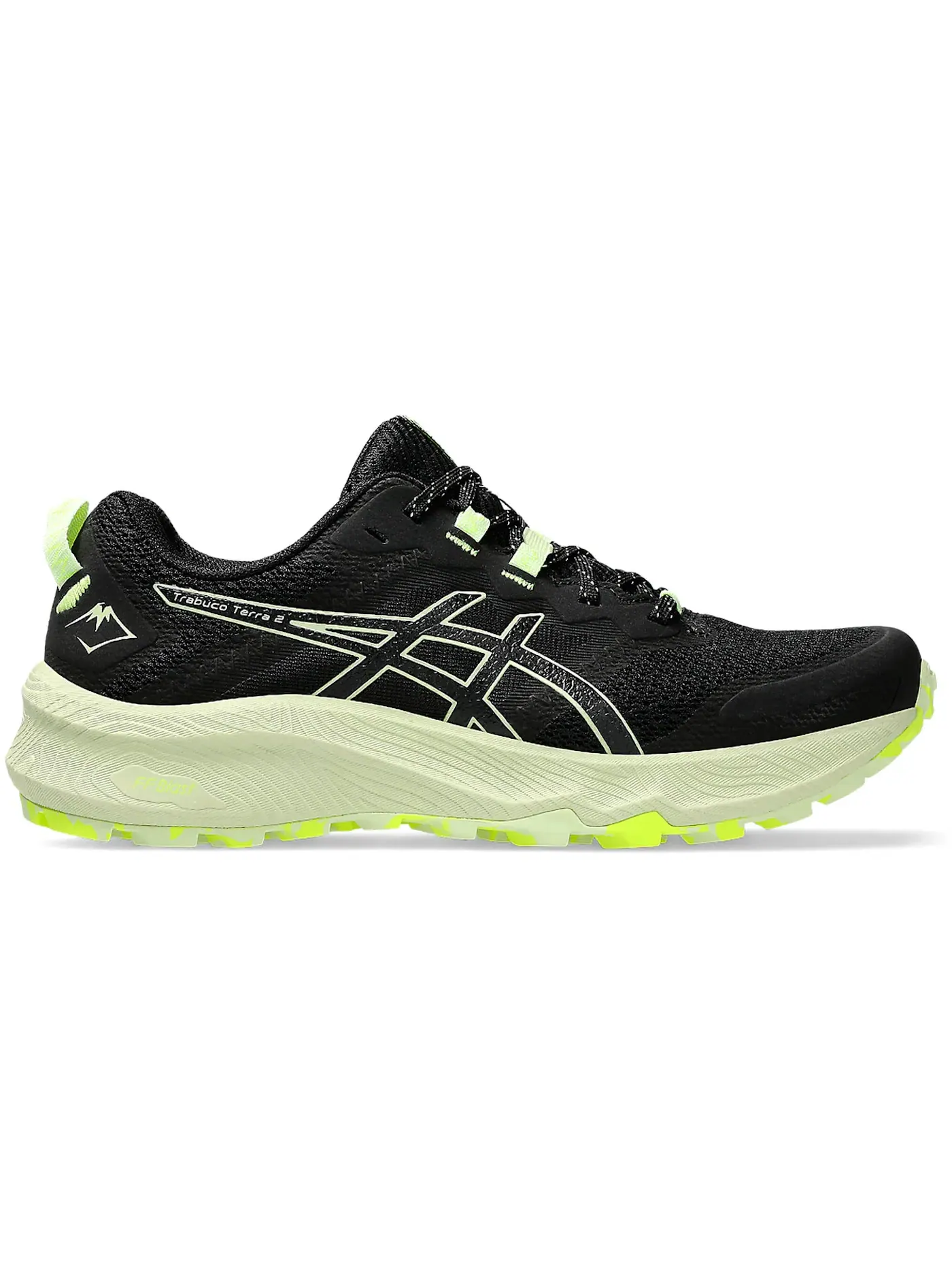 Женские кроссовки для бега с гелевой амортизацией ASICS Trabuco Terra 2 — изображение 1 из 1, черный