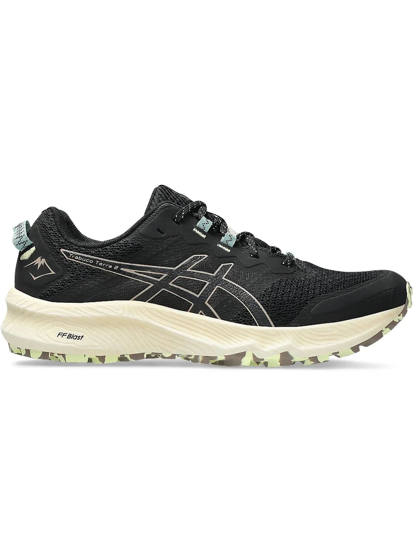 Мужские кроссовки для бега с гелевой амортизацией ASICS Trabuco Terra 2 — изображение 1 из 1, черный/серый