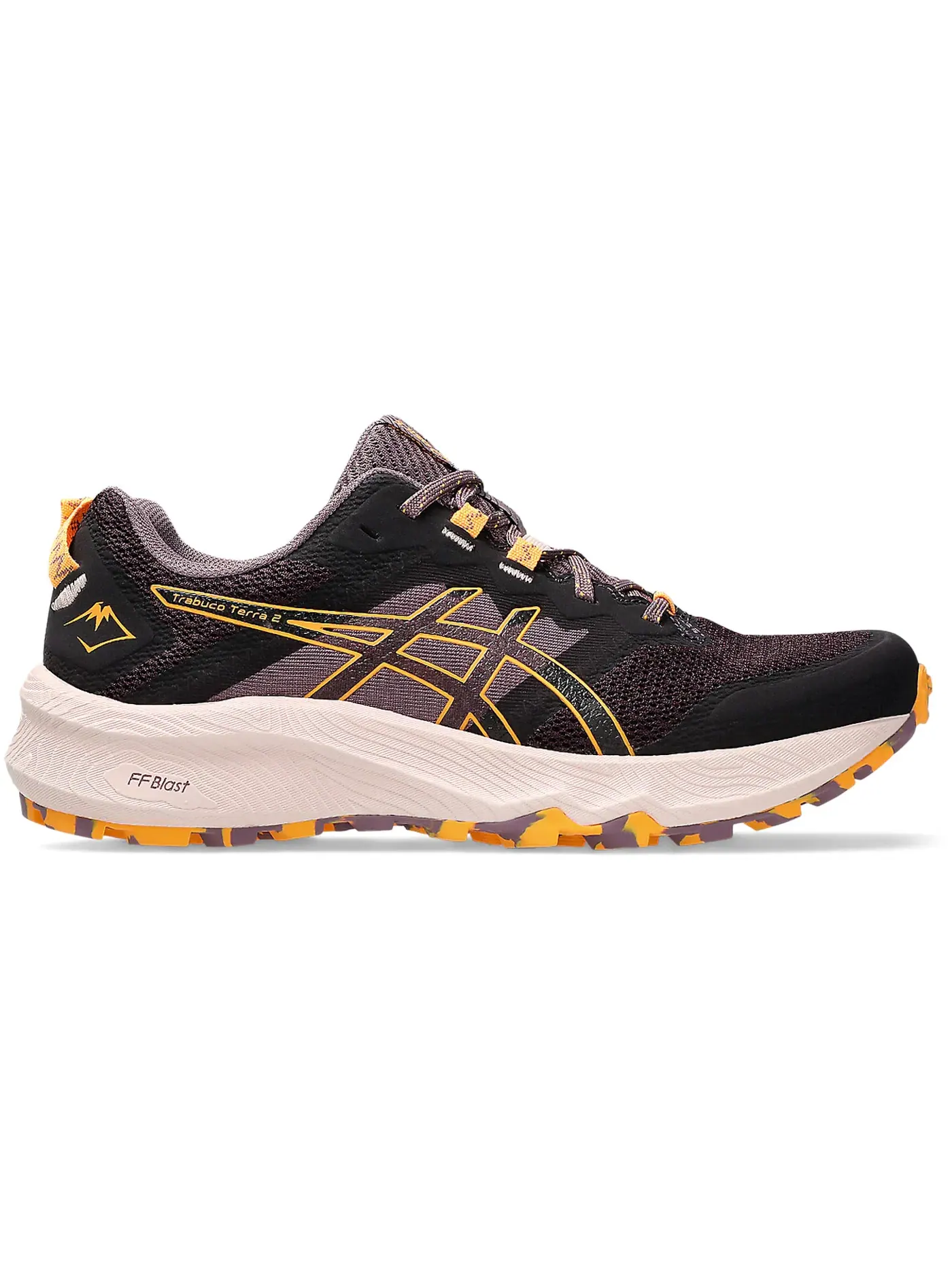 Женские кроссовки для трейла ASICS Trabuco Terra 2 — изображение 1 из 1, темный/оранжевый