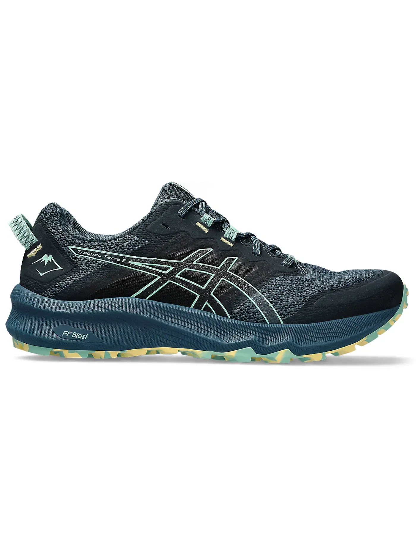 Мужские кроссовки для бега по пересеченной местности ASICS Trabuco Terra 2 — изображение 1 из 1, синий темный