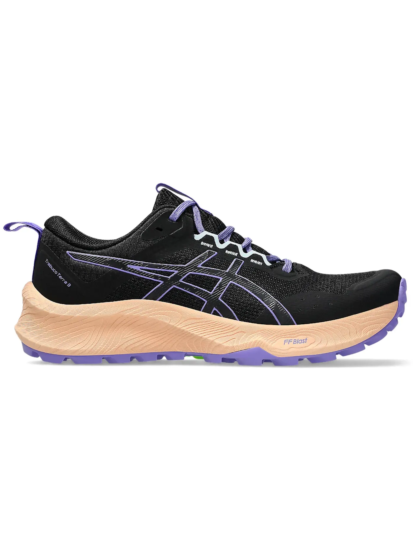 Женские кроссовки для бега ASICS Trabuco Terra 3 — изображение 1 из 1, черный