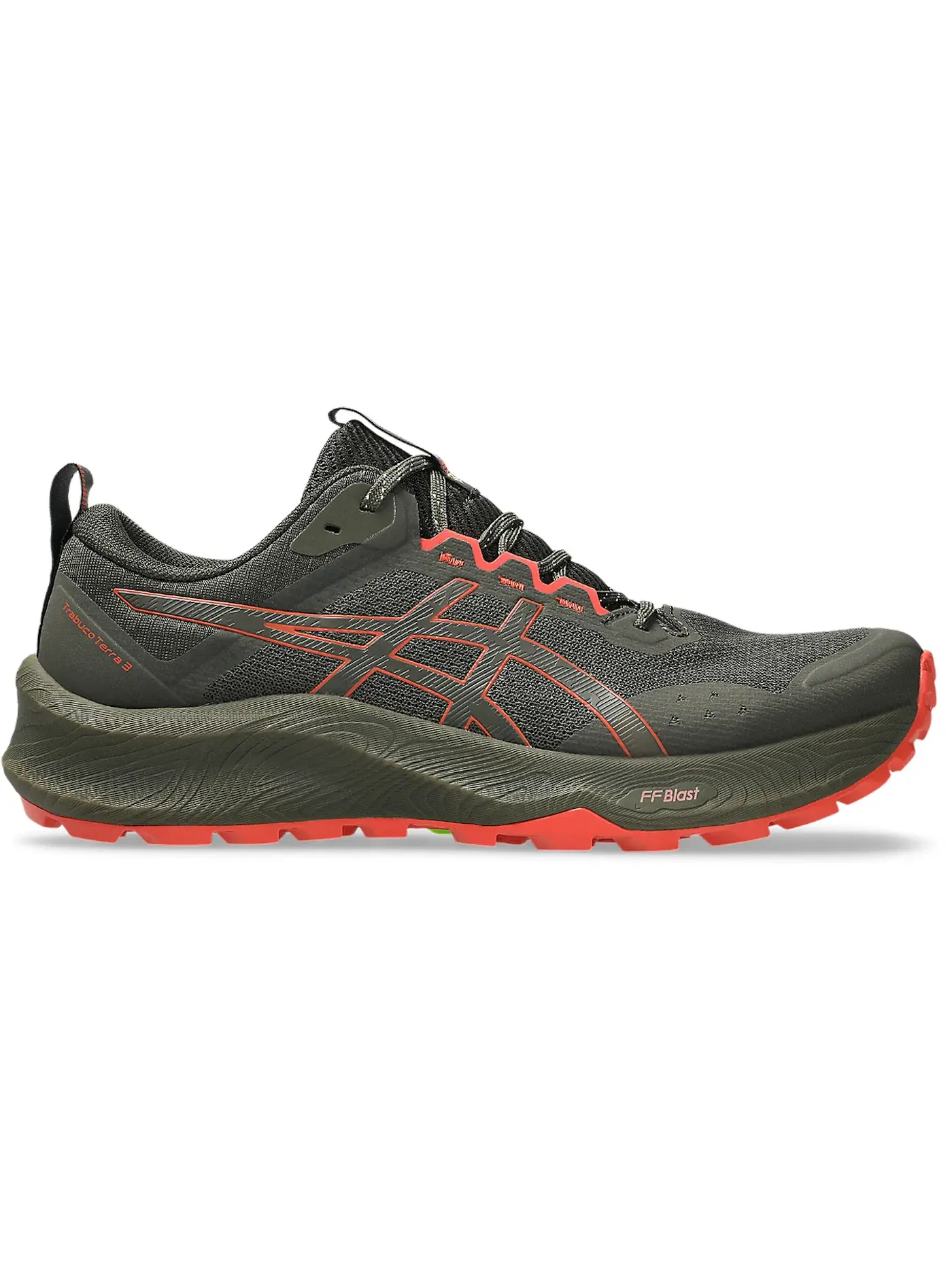 Мужские кроссовки для бега ASICS Trabuco Terra 3 — изображение 1 из 1, коричневый красный