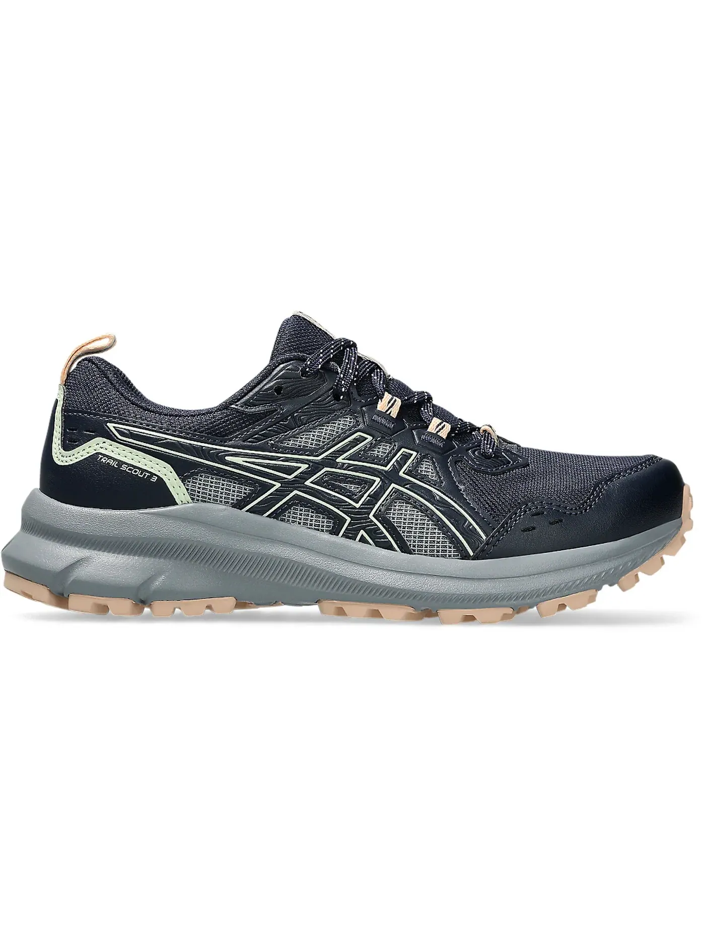 Женские кроссовки для трейла ASICS Trail Scout 3 — изображение 1 из 1, зеленый
