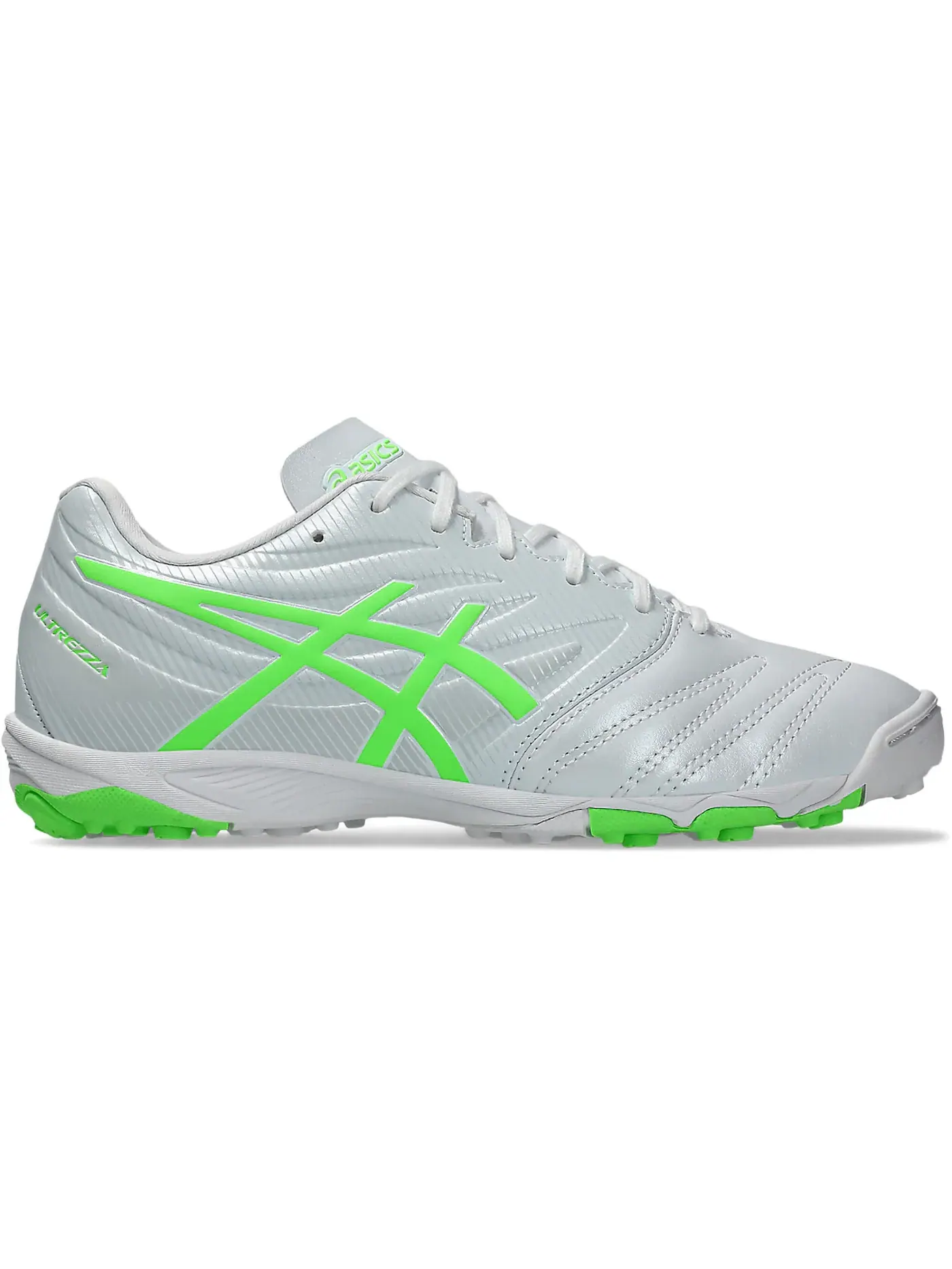 Детские кроссовки для мальчиков и девочек без шнуровки ASICS Ultrezza 3 TF — изображение 1 из 1, белый/зеленый