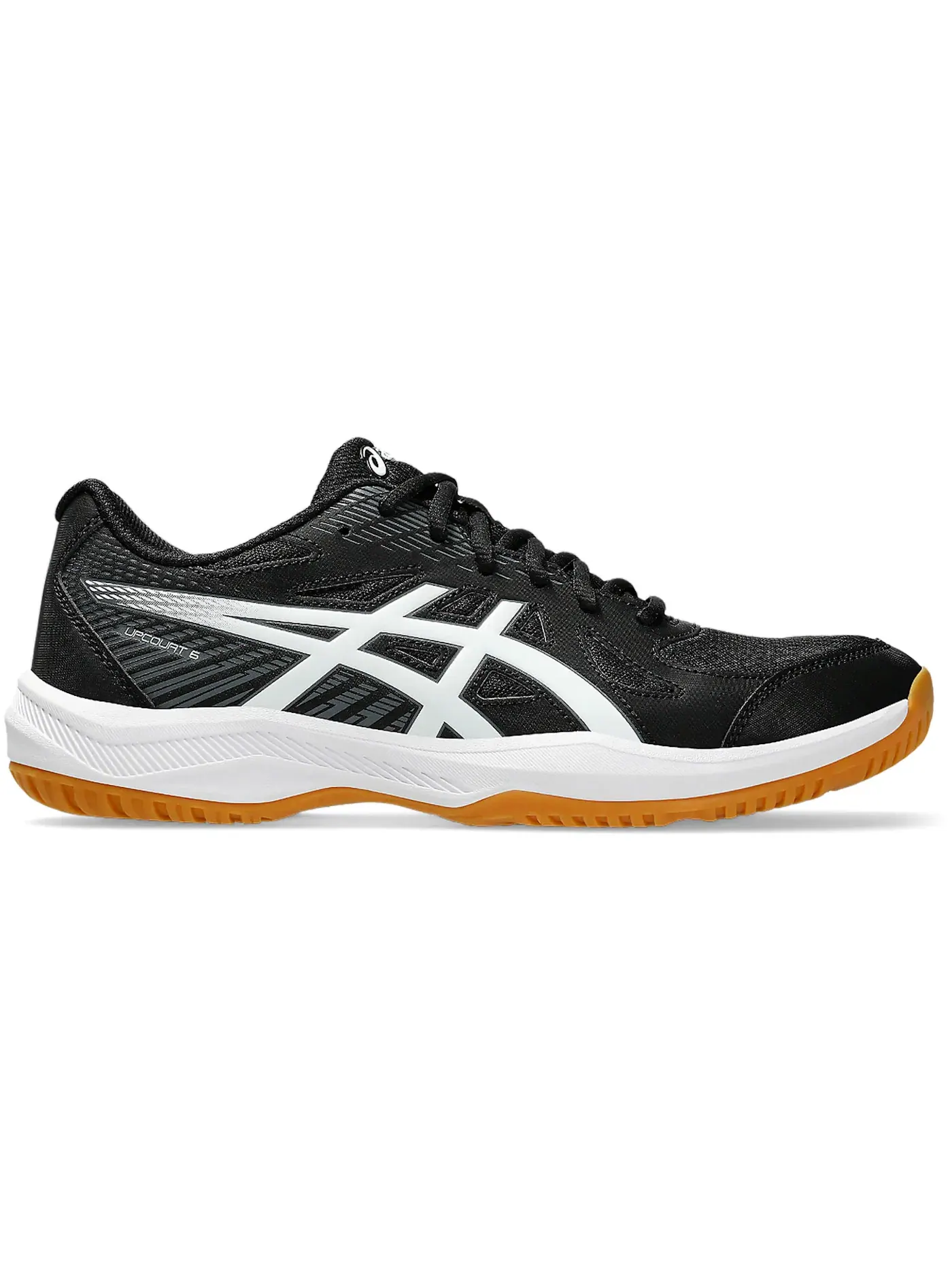 Мужские кроссовки для игры в зале ASICS Upcourt 6 — изображение 1 из 1, черный/белый