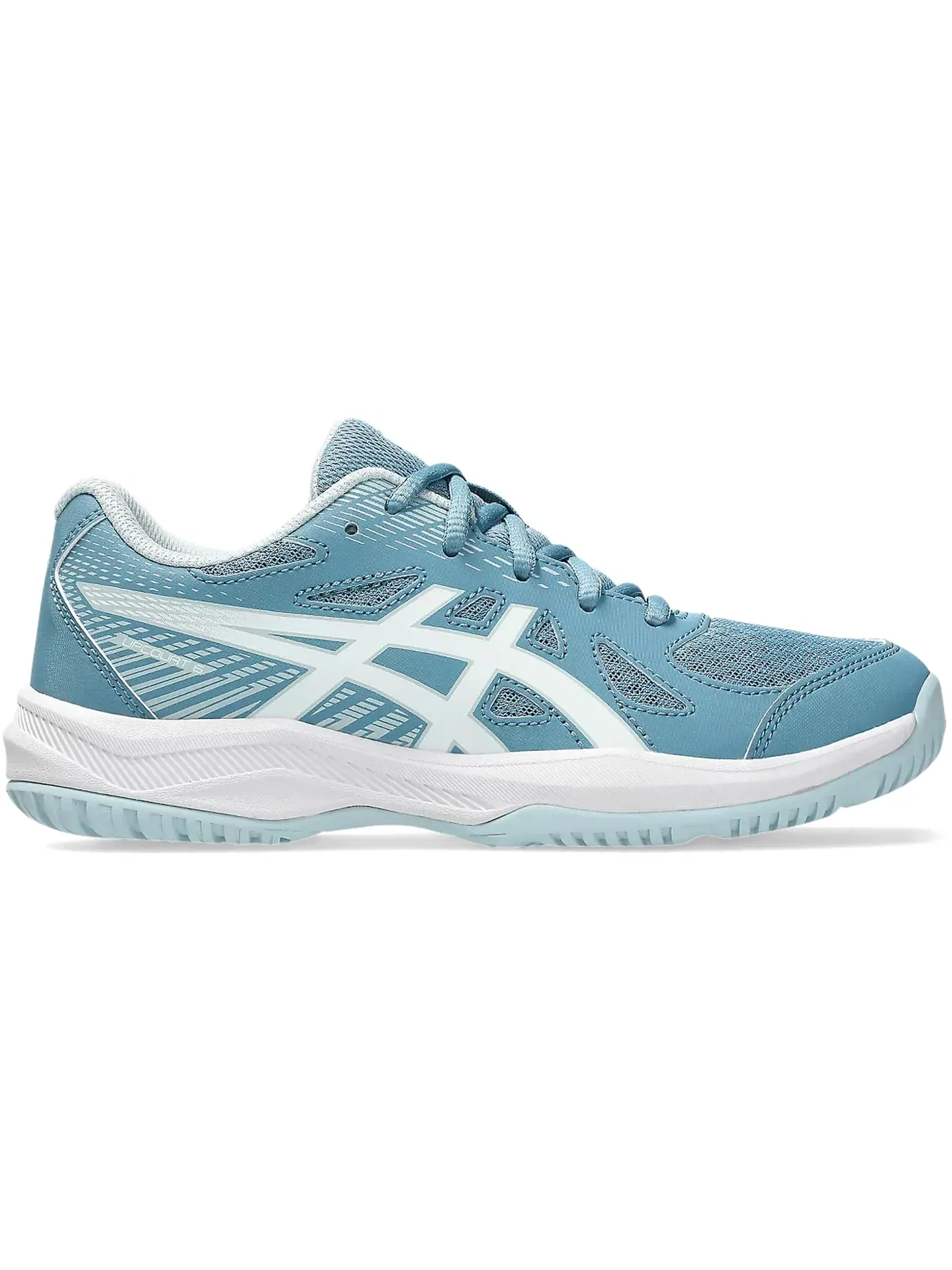 Детские кроссовки для волейбола ASICS Upcourt 6 — изображение 1 из 1, синий/белый
