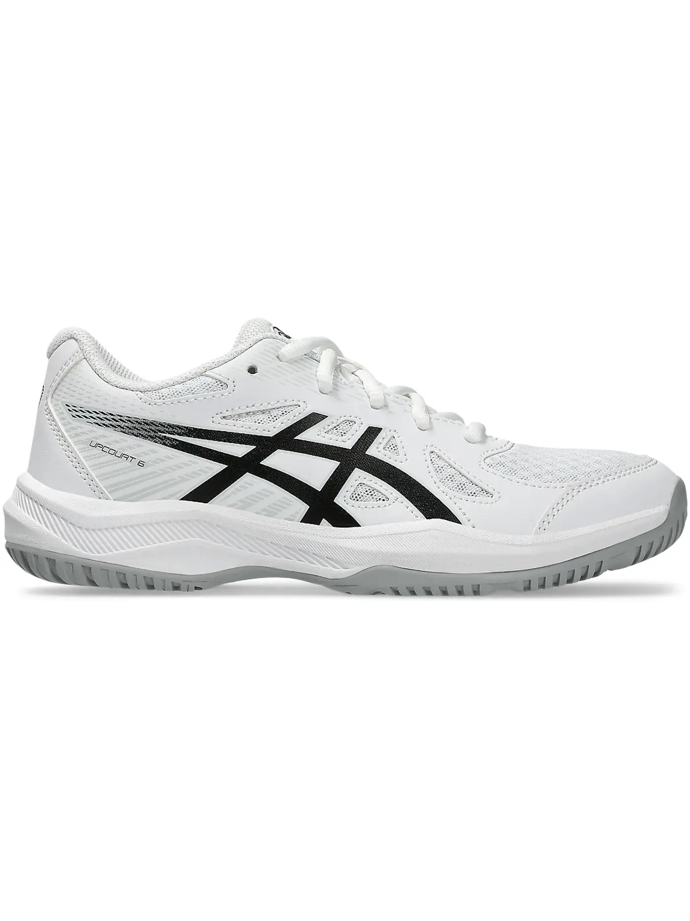 Детские кроссовки для игр с принтом ASICS Upcourt 6 ASICS — изображение 1 из 1, белый/черный