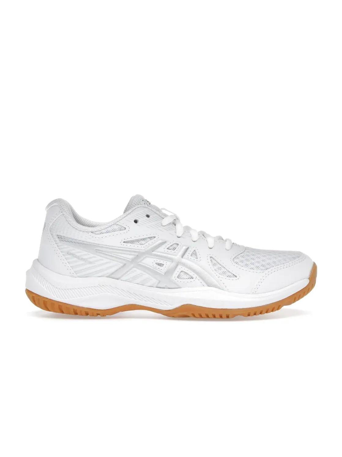 Женские кроссовки для волейбола ASICS Upcourt 6 — изображение 1 из 4, белый серебристый