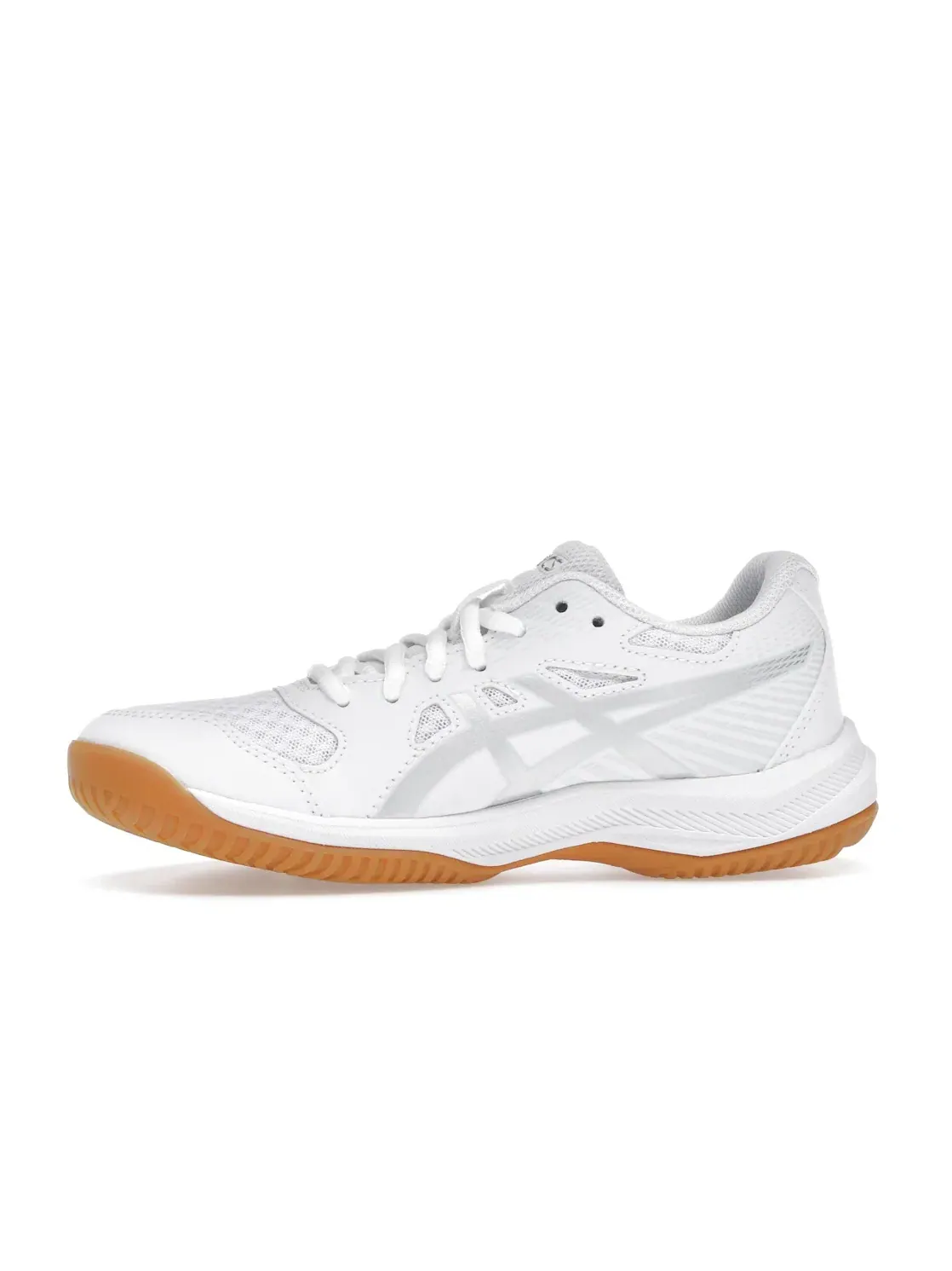Женские кроссовки для волейбола ASICS Upcourt 6 — изображение 3 из 4, белый серебристый