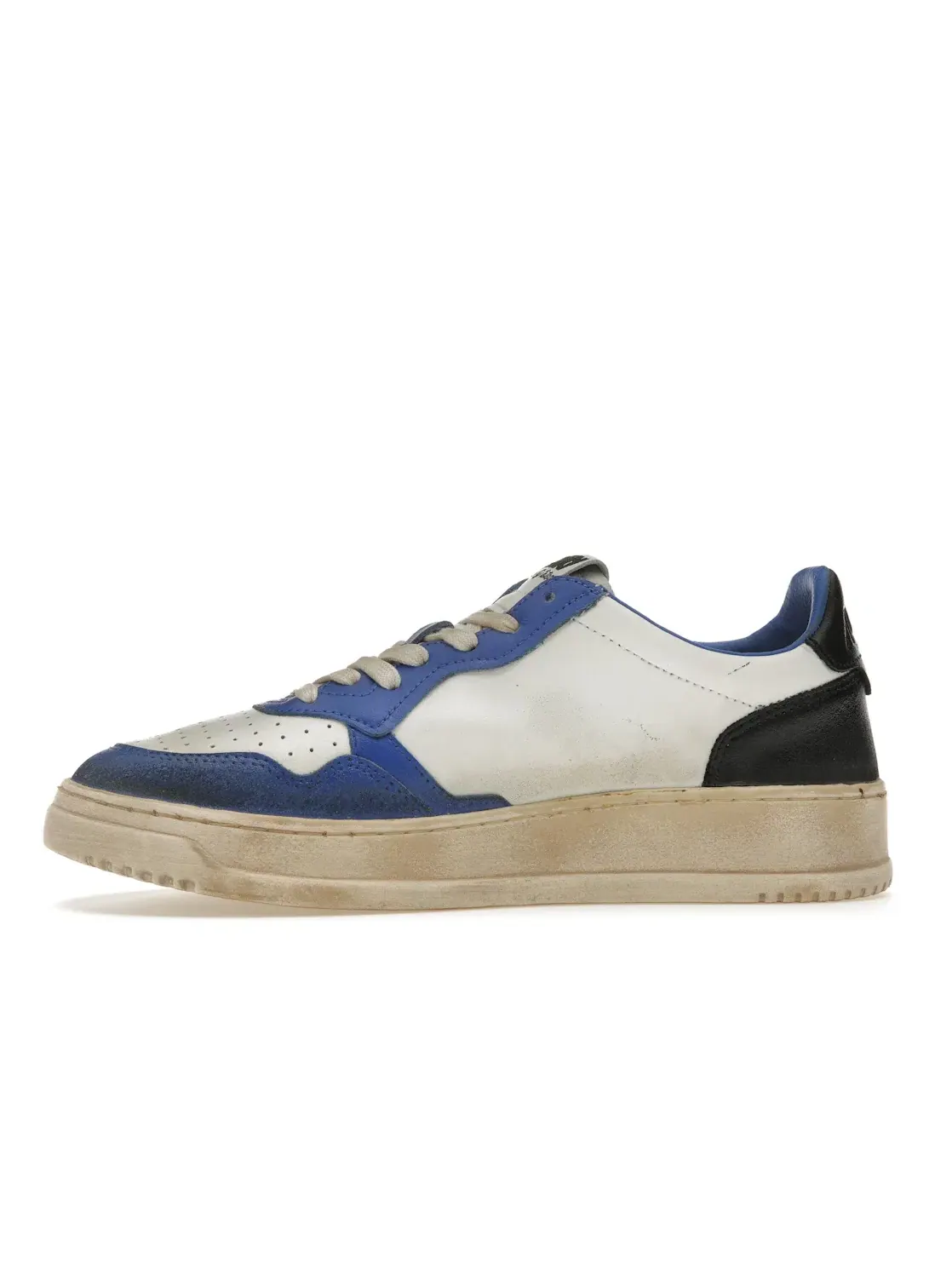 Мужские кроссовки кожаные Autry Medalist Leather Low — изображение 3 из 4, белый/черный