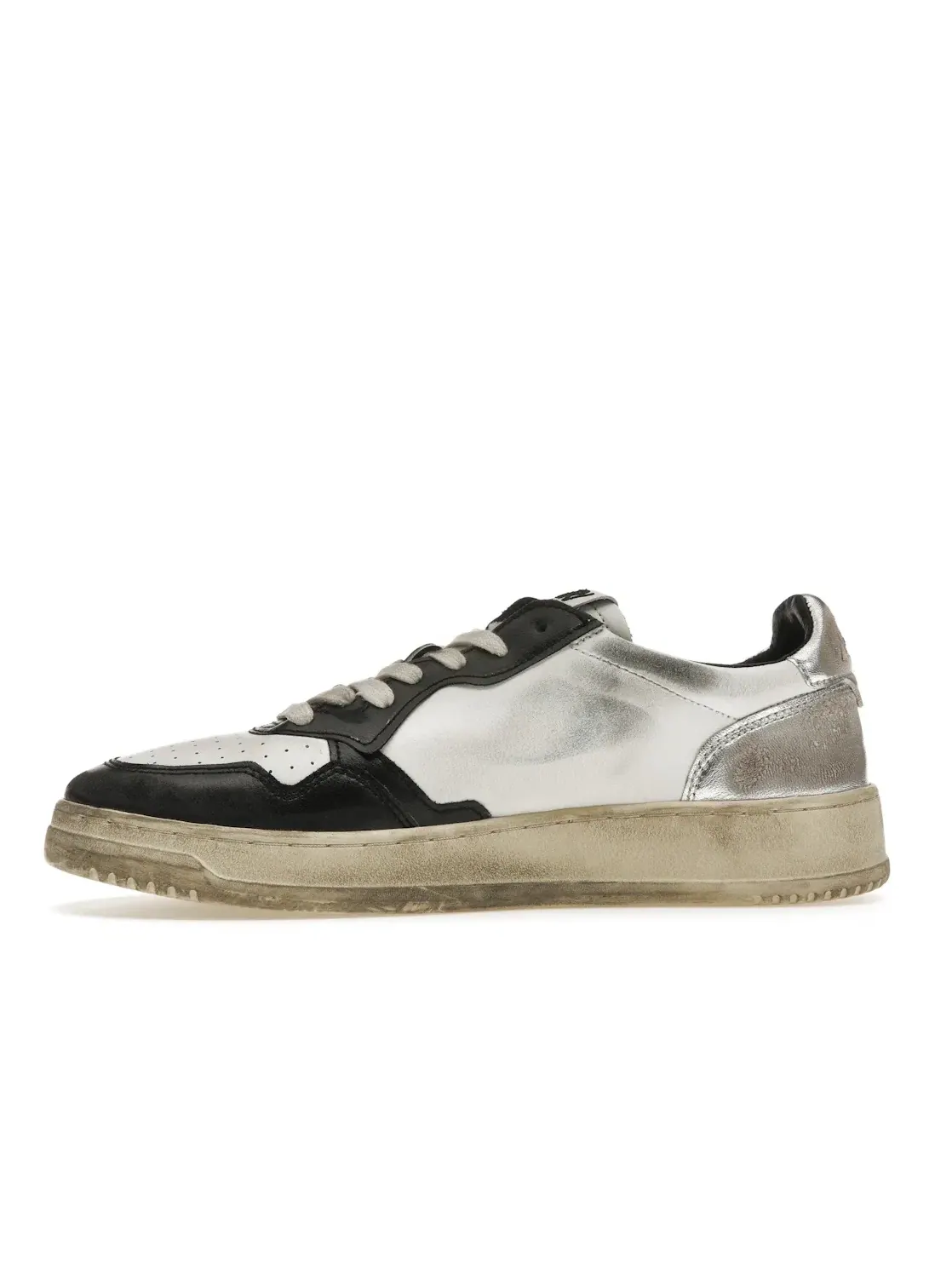 Мужские кроссовки Lifestyle Autry Medalist Leather Low — изображение 3 из 4, белый/черный/серебристый