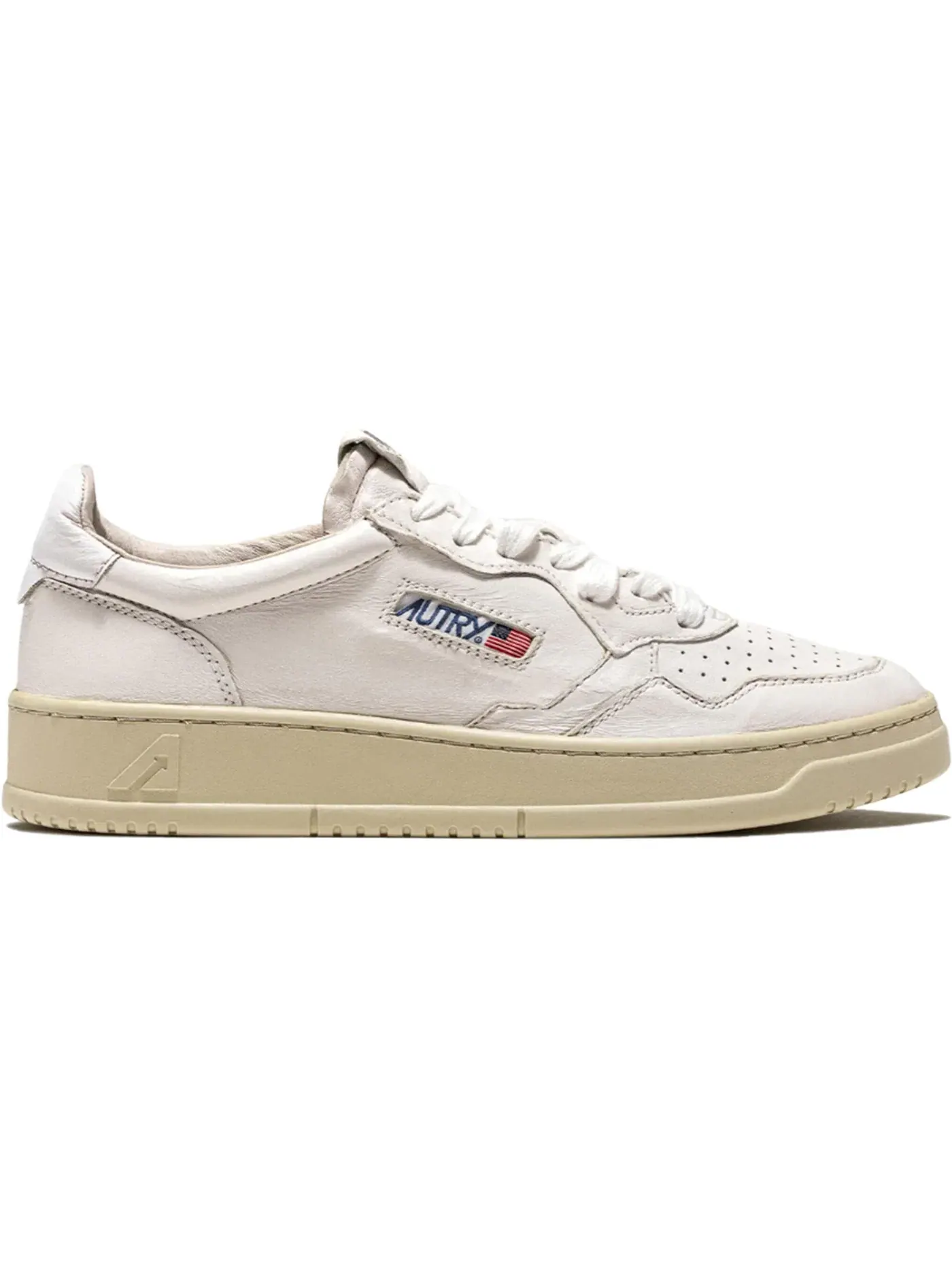 Женские кроссовки из кожи Autry Medalist Leather Low — изображение 1 из 1, белый