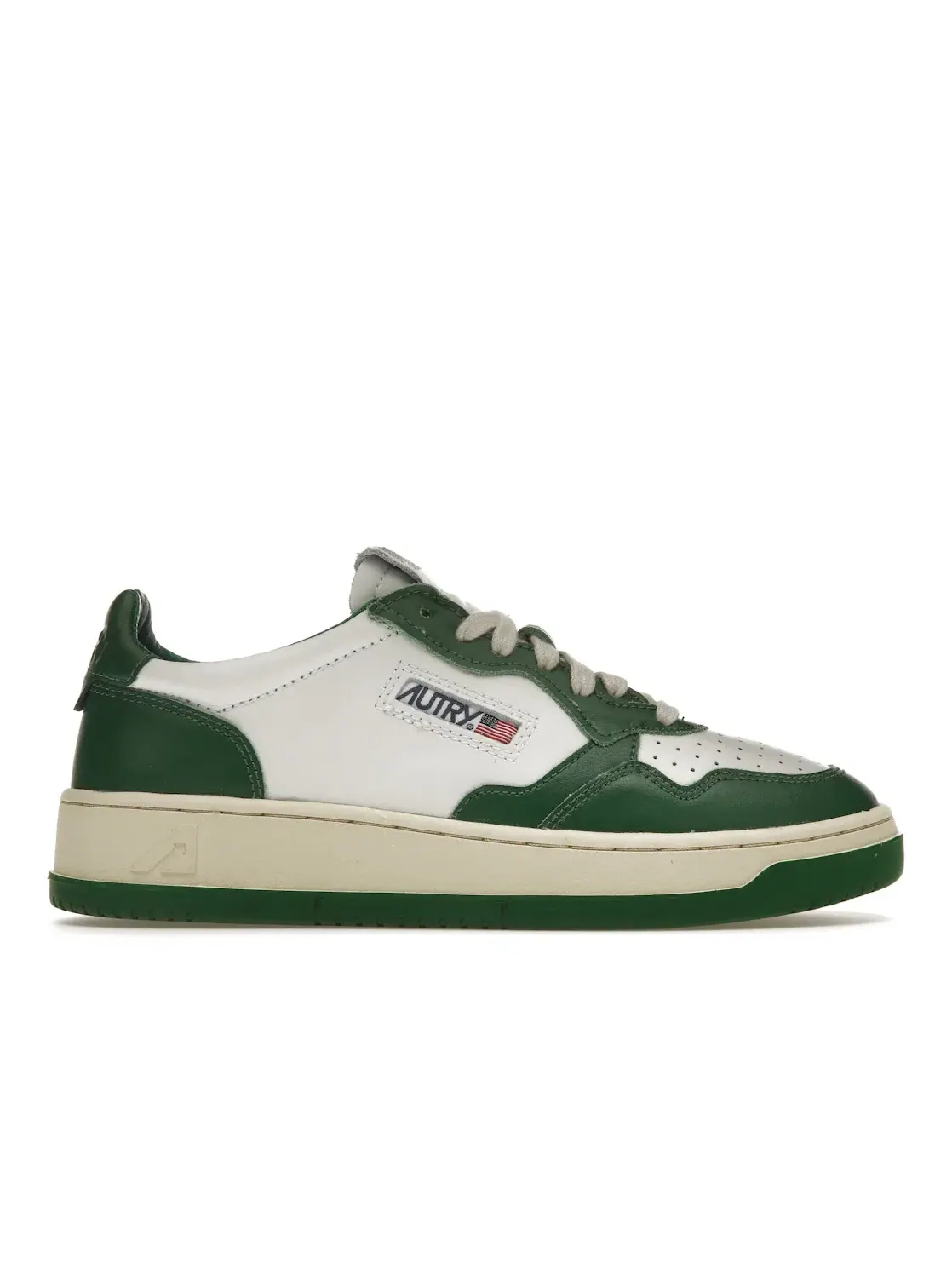Мужские кроссовки Lifestyle Autry Medalist Leather Low — изображение 1 из 4, зеленый/белый/кремовый