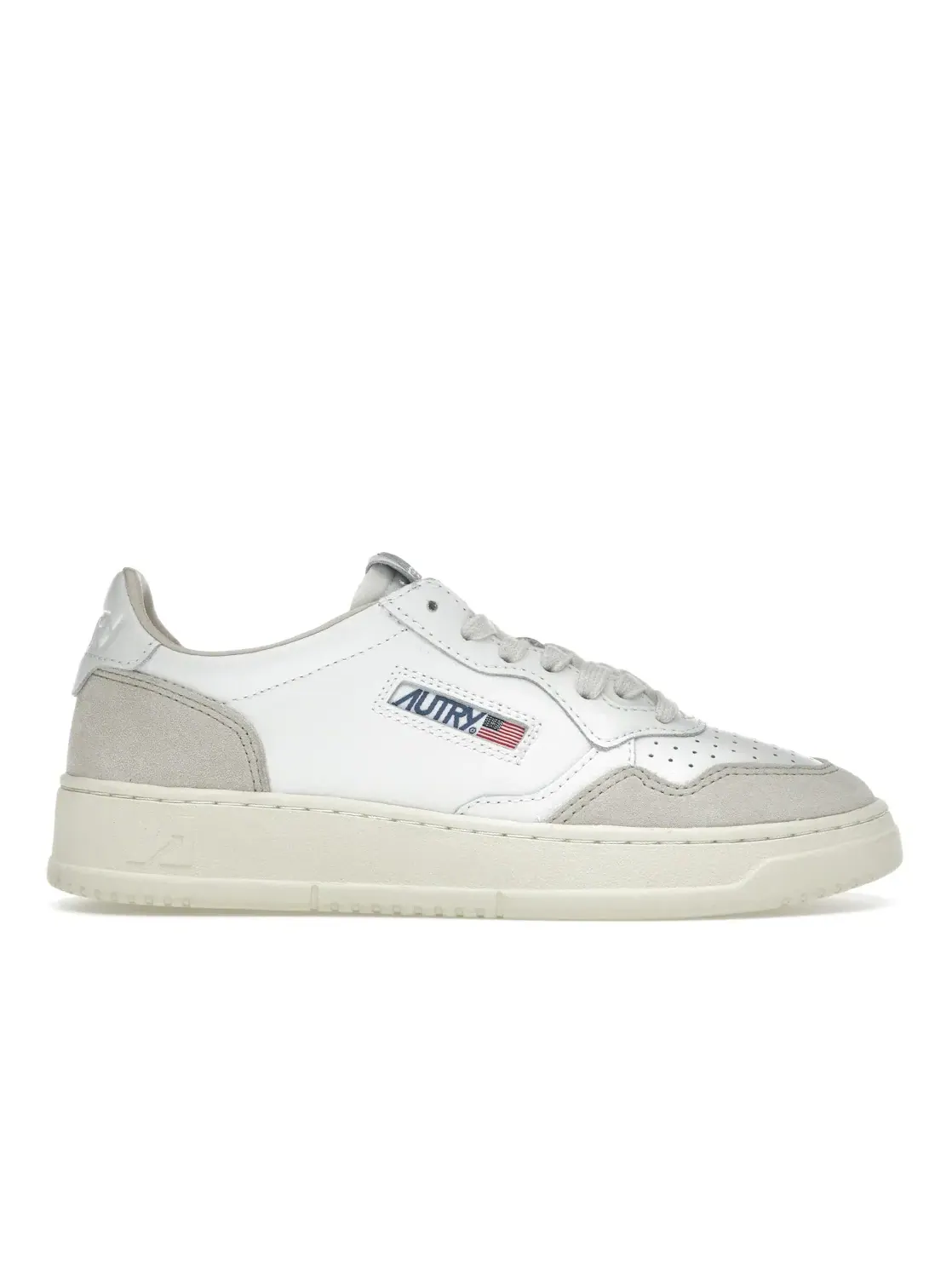 Женские кроссовки Lifestyle Autry Medalist Leather Low — изображение 1 из 4, белый/бежевый