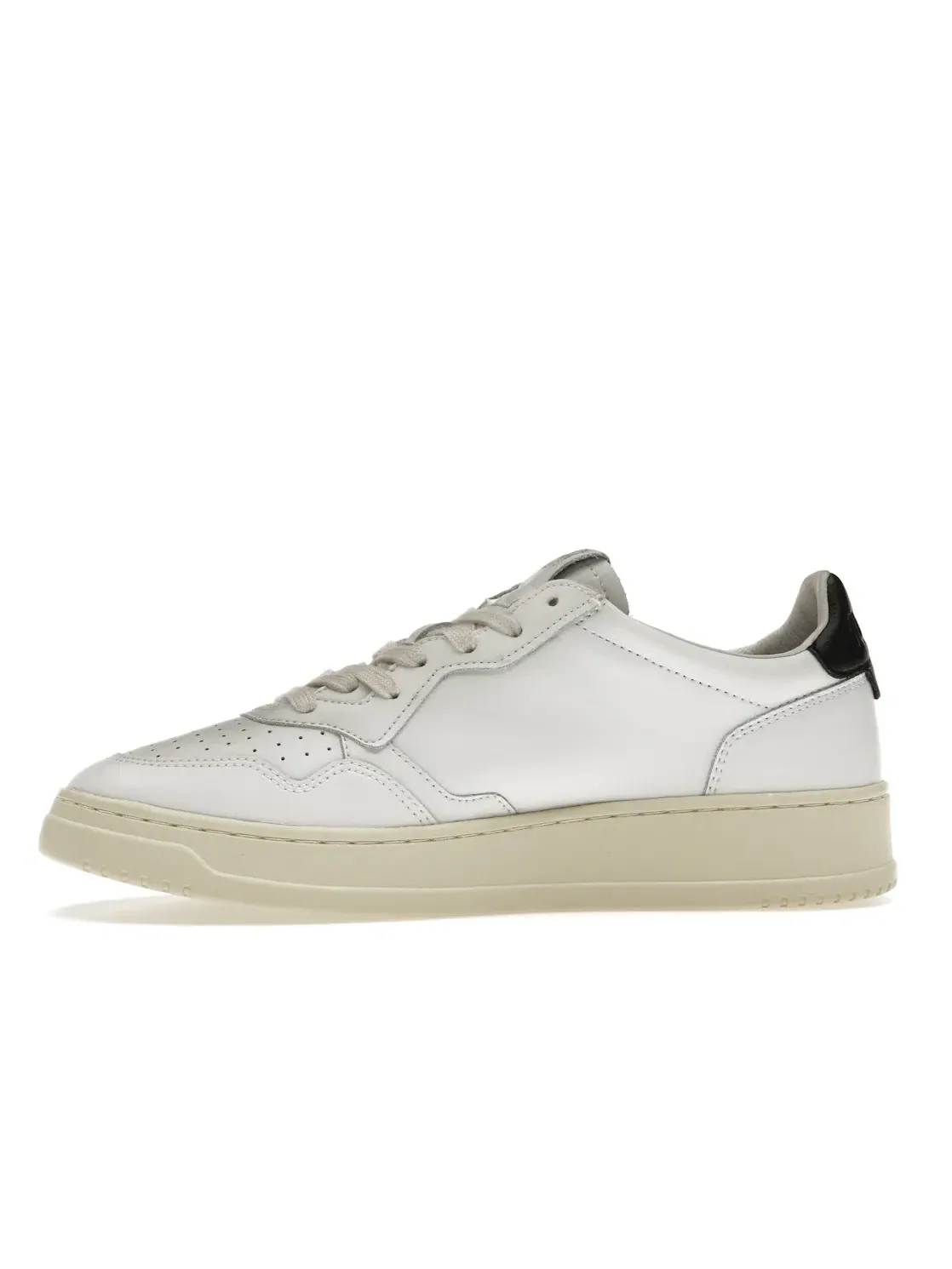 Мужские кроссовки кожаные Autry Medalist Leather Low — изображение 3 из 4, белый/черный