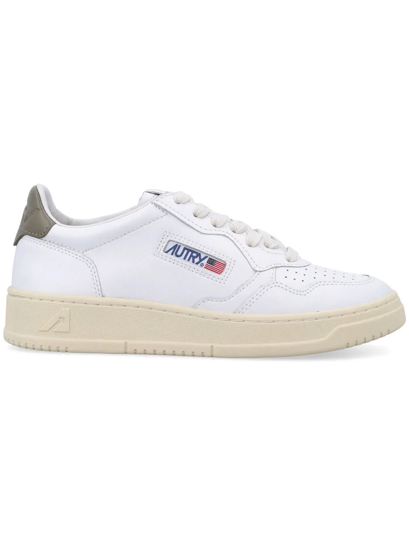 Мужские кроссовки Lifestyle Autry Medalist Leather Low — изображение 1 из 1, белый/зеленый