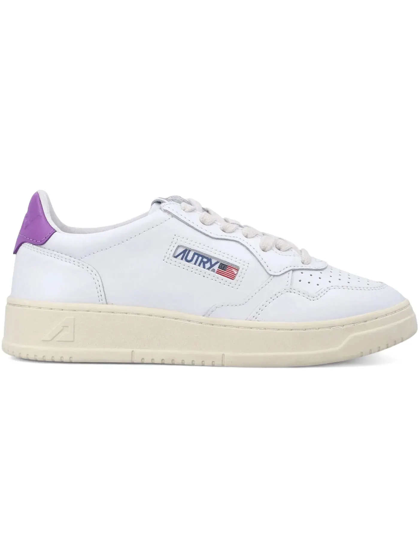 Женские кроссовки кожаные Autry Medalist Leather Low — изображение 1 из 1, белый