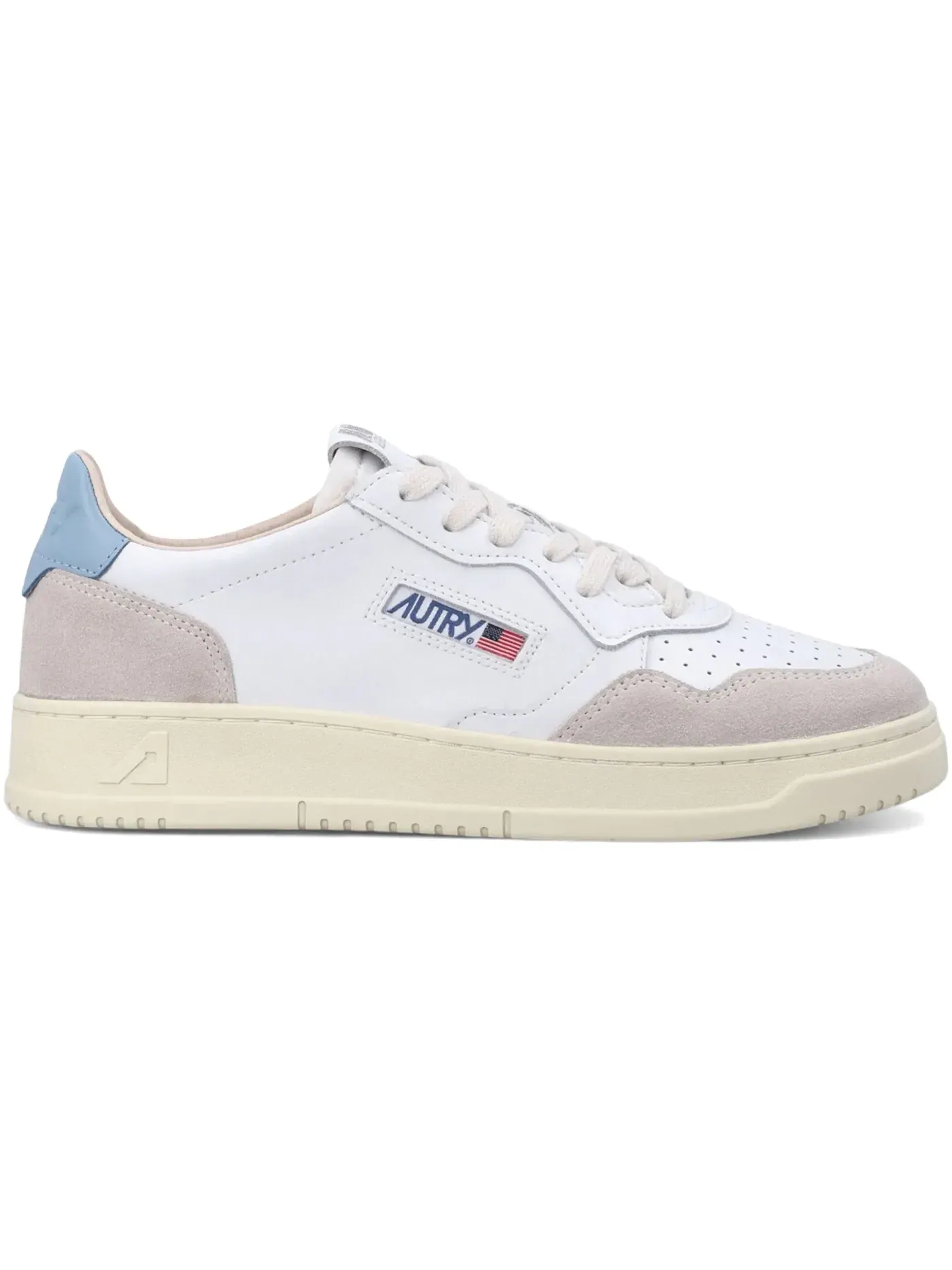 Мужские кеды Lifestyle с замшевыми вставками Autry Medalist Leather Low — изображение 1 из 1, белый