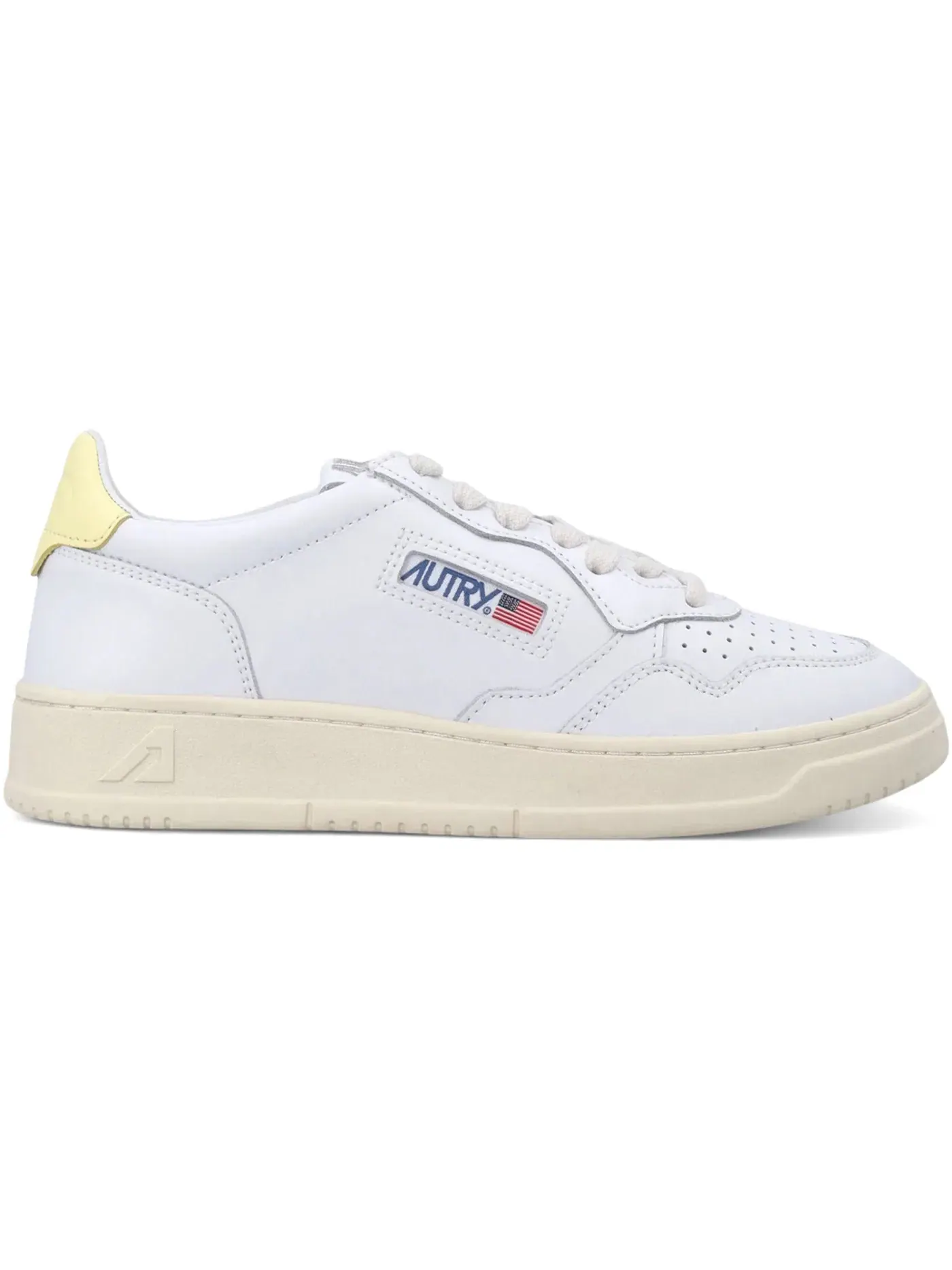 Женские кроссовки кожаные Autry Medalist Leather Low — изображение 1 из 1, белый