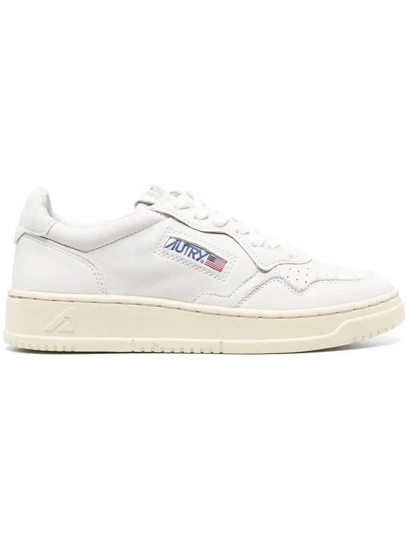 Женские кроссовки кожаные Autry Medalist Leather Low — изображение 1 из 1, белый