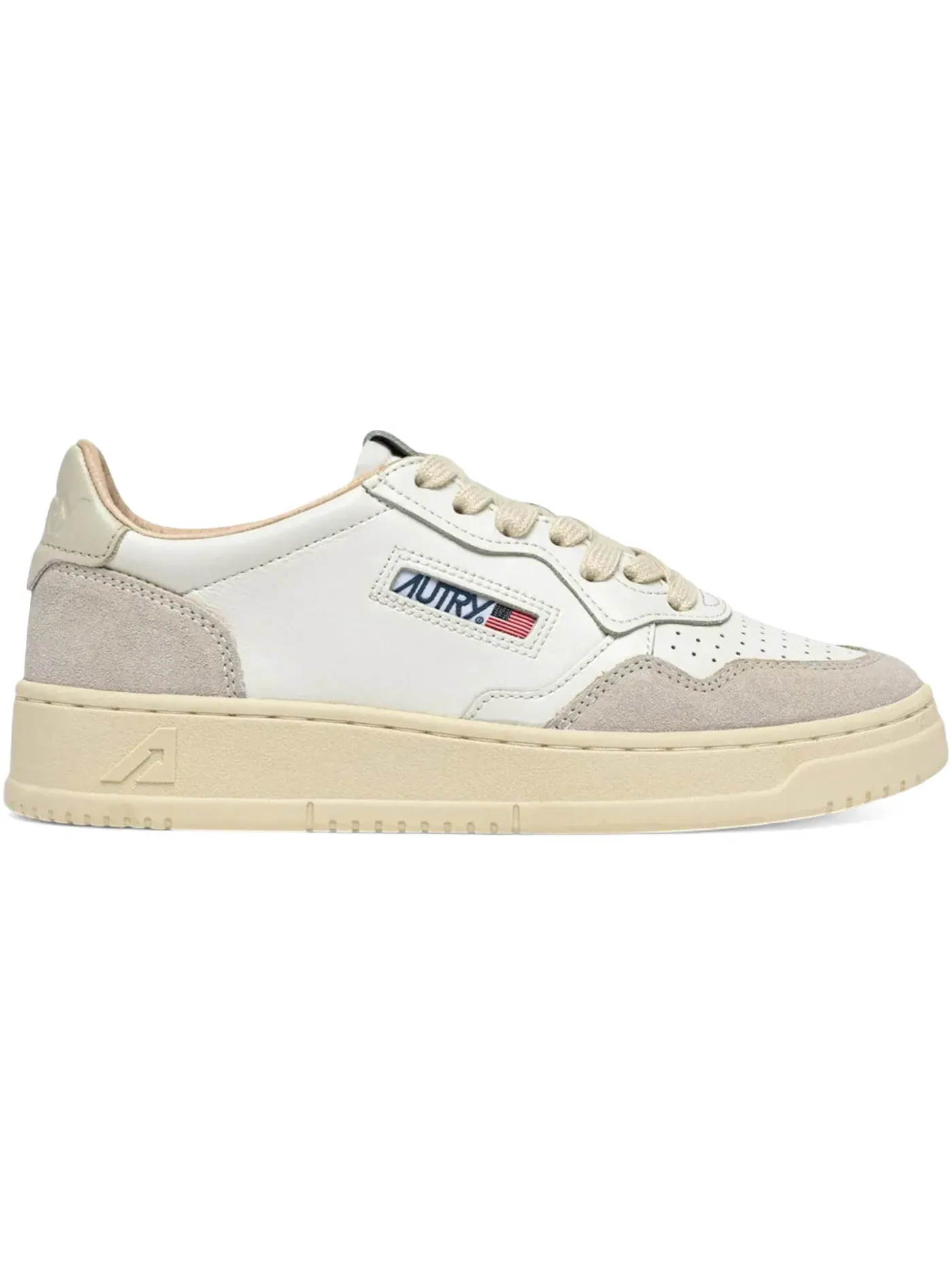 Мужские кроссовки кожаные Autry Medalist Leather Low — изображение 1 из 1, белый