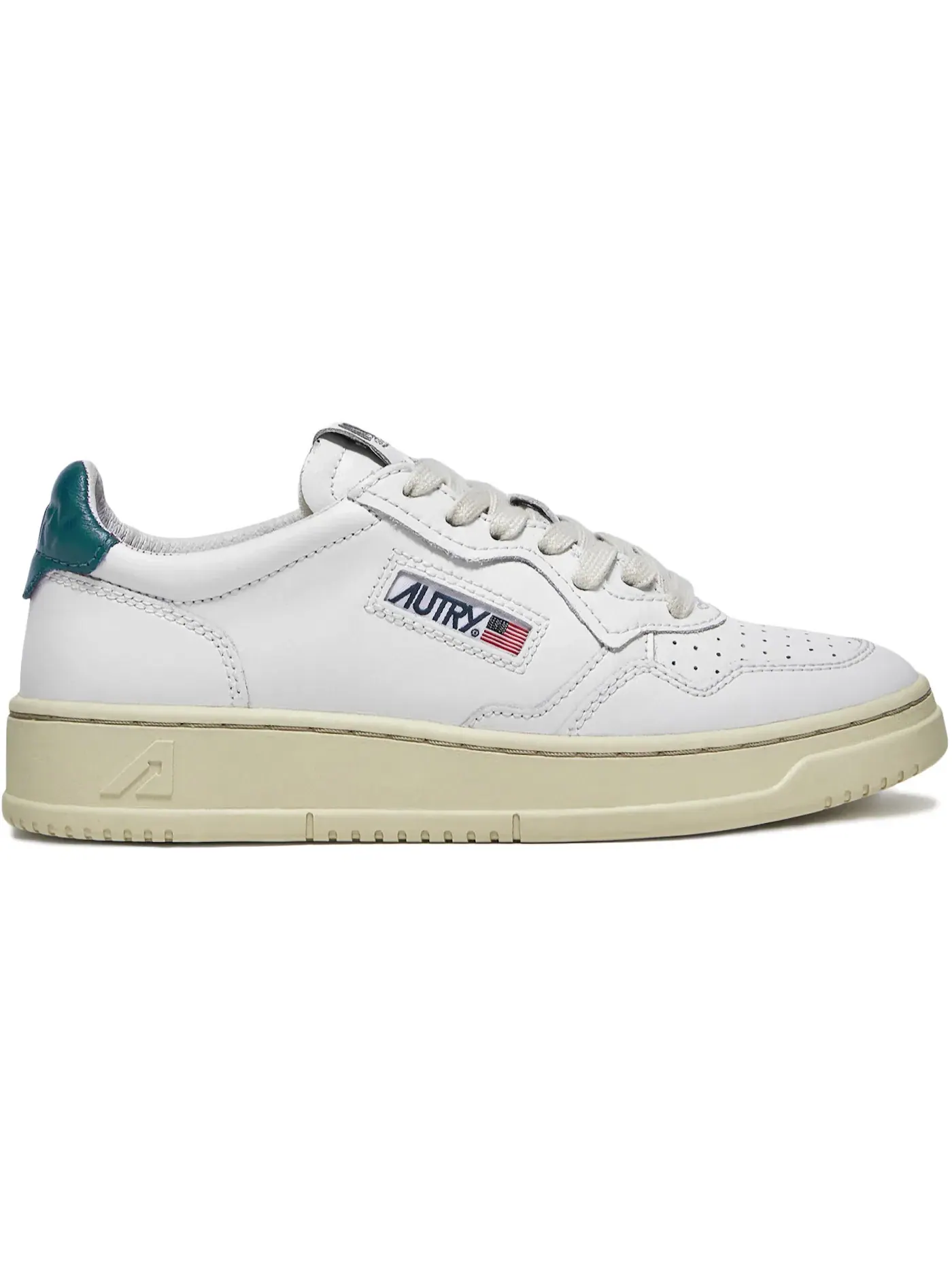 Мужские кроссовки Leather Low Autry Medalist — изображение 1 из 1, белый синий кремовый