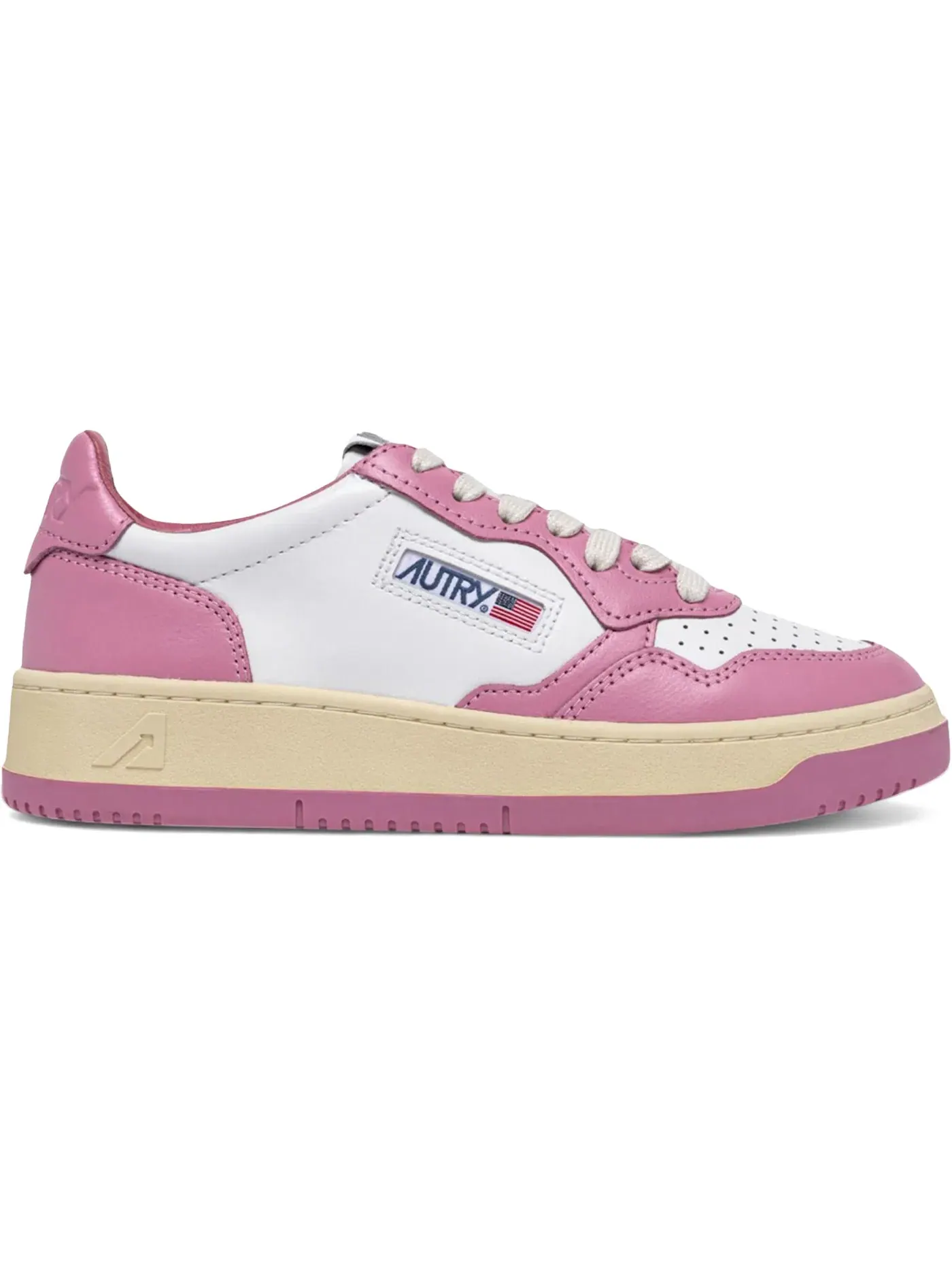 Мужские кроссовки кожаные Autry Medalist Leather Low — изображение 1 из 1, белый